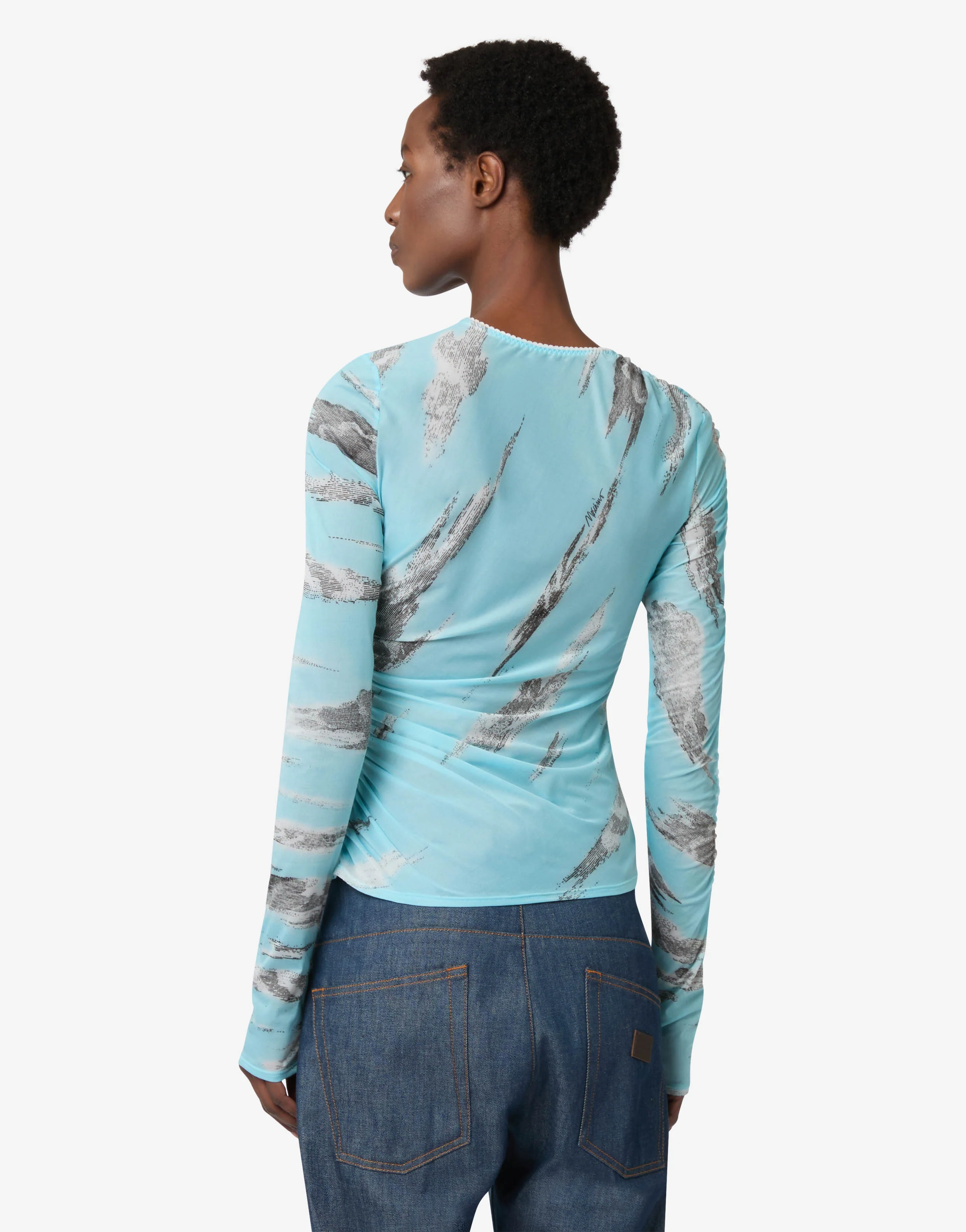 Archive Clouds Tulle Top - Image 2