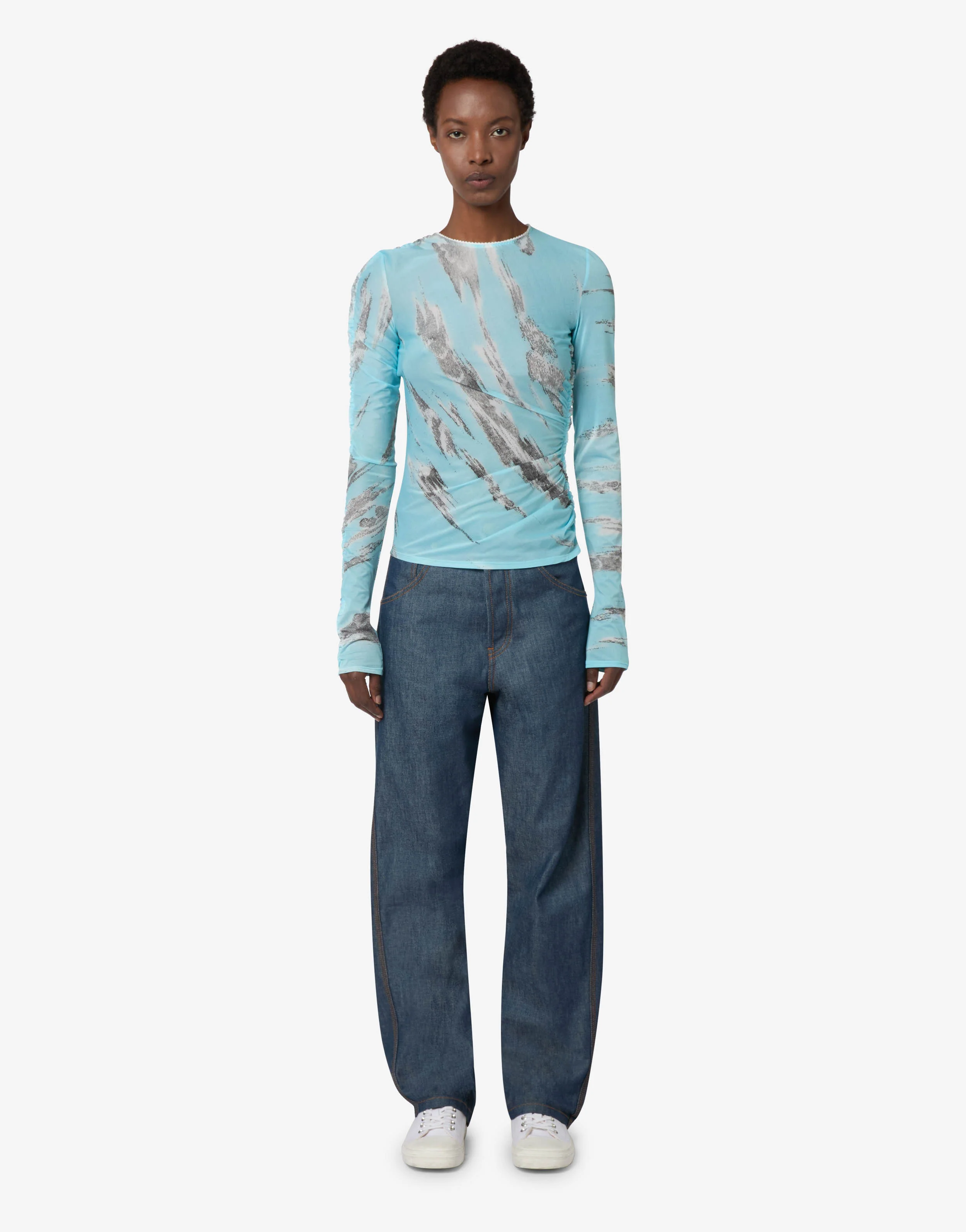 Archive Clouds Tulle Top - Image 4