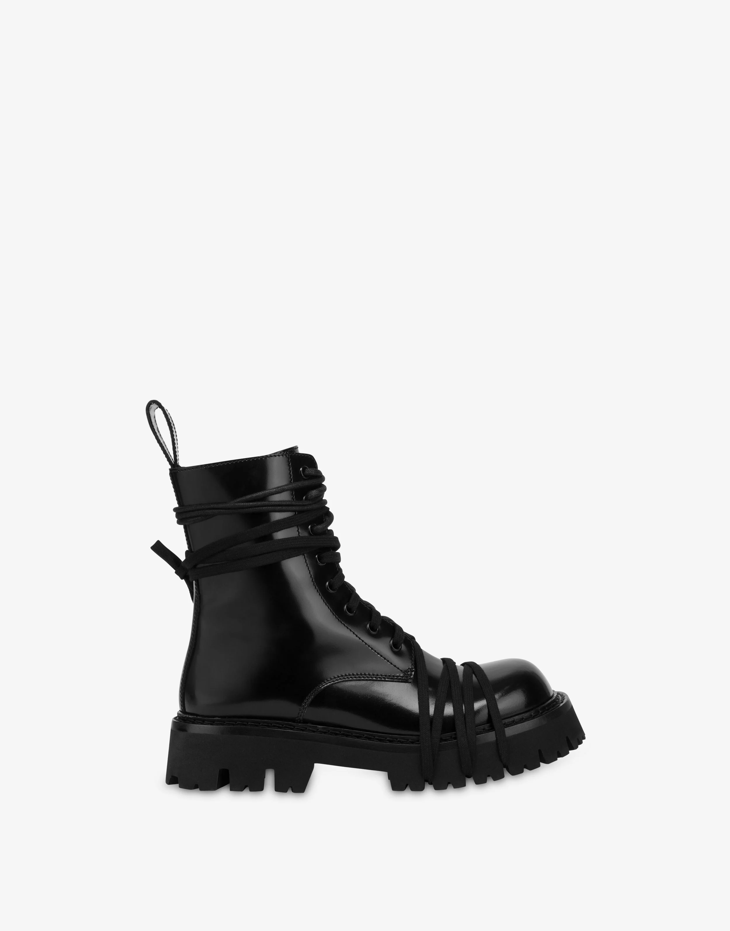 Biker boots in brushed calfskin - Image 2