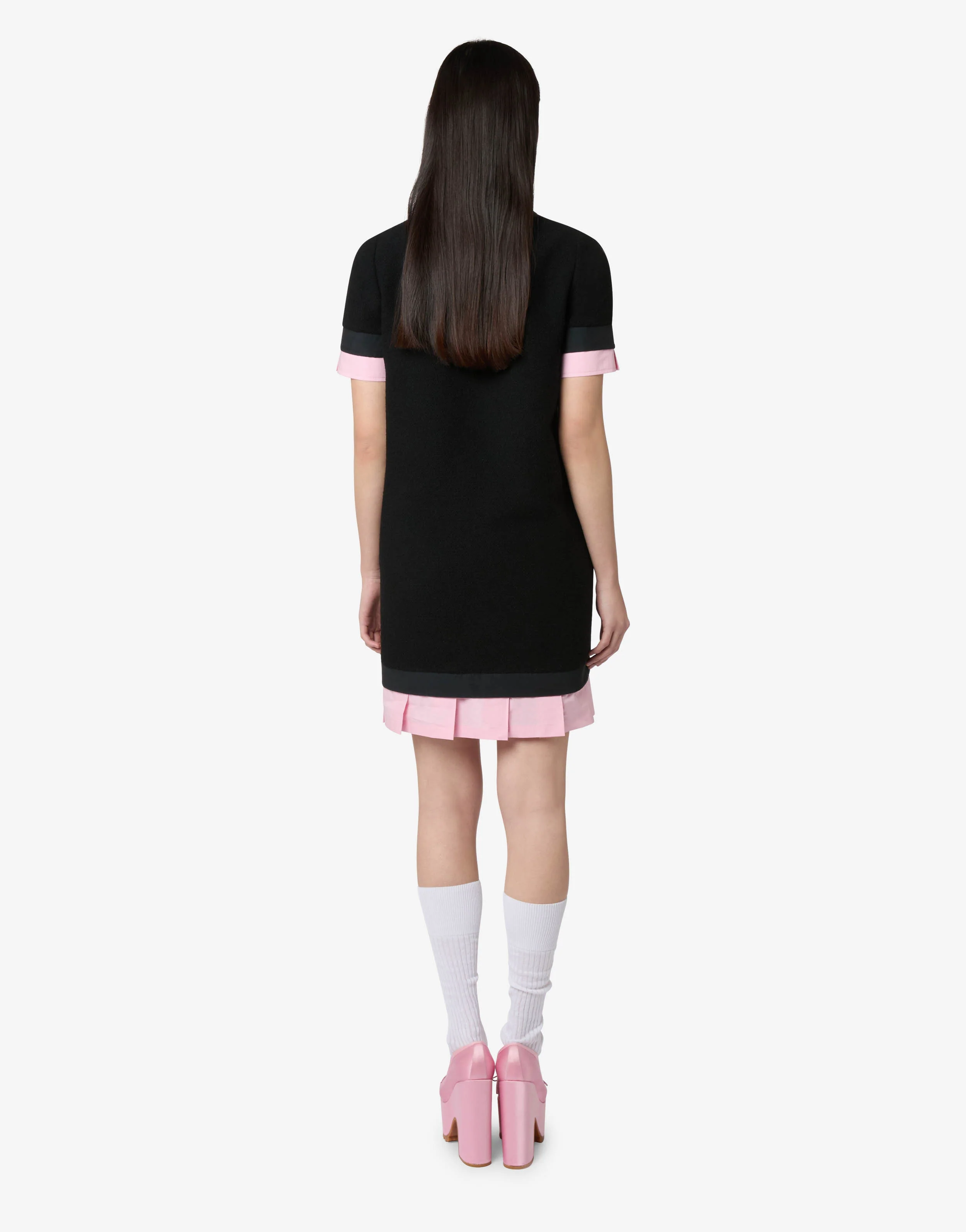 Bouclé wool dress - Image 2