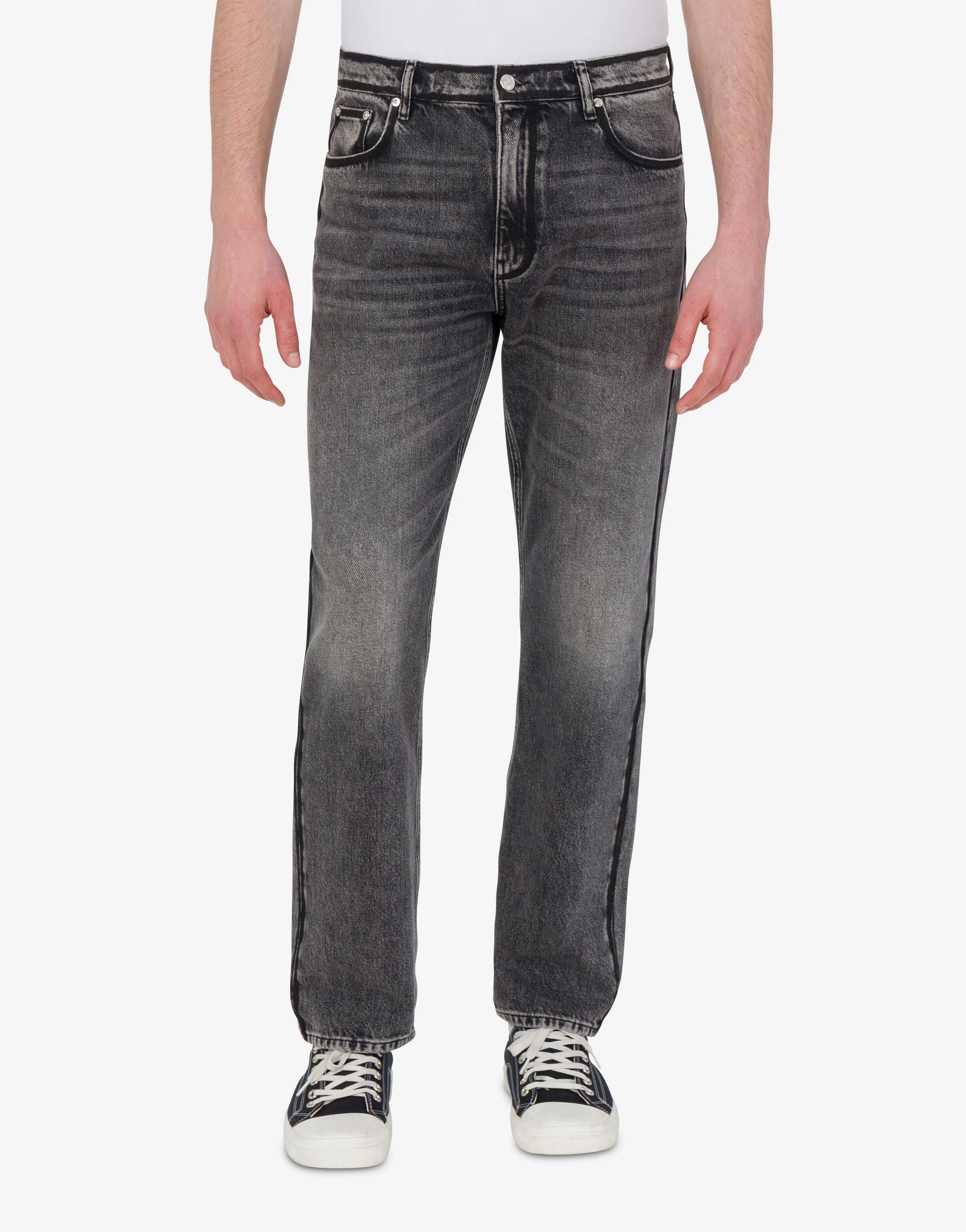 Cotton denim pants - Image 3