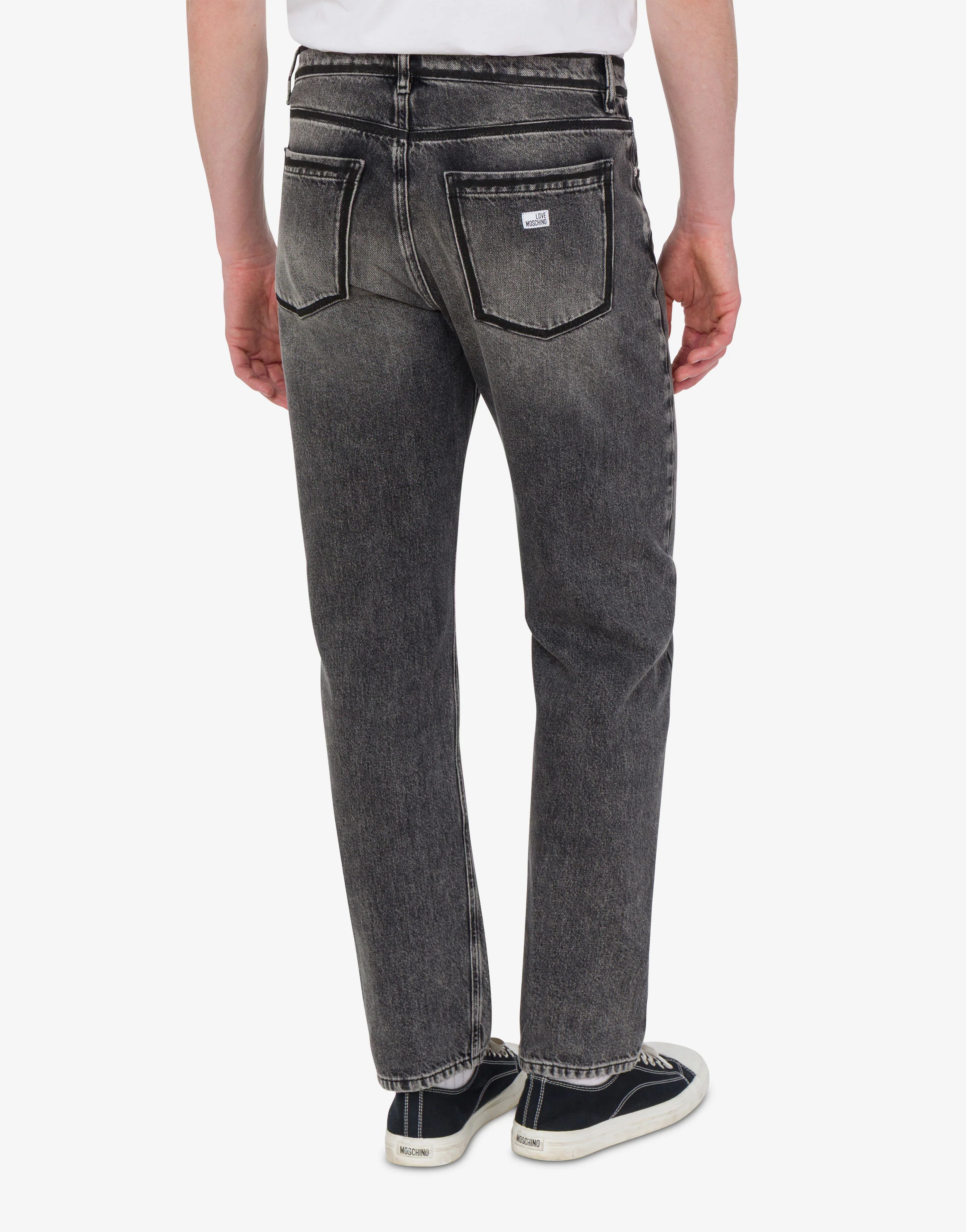 Cotton denim pants - Image 4