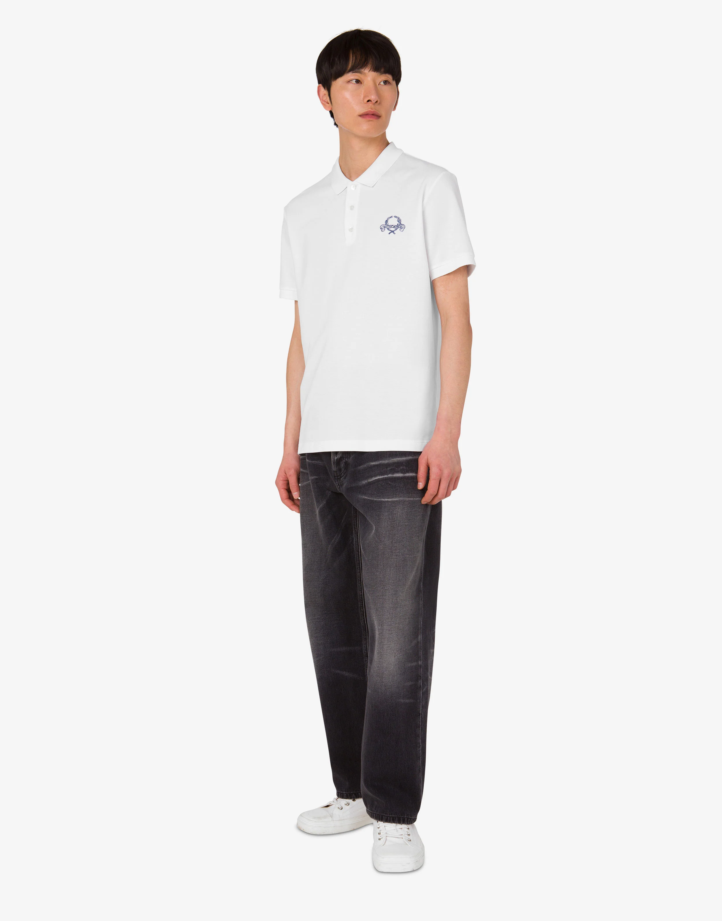 Cotton pique polo shirt Laurel Crown - Image 2