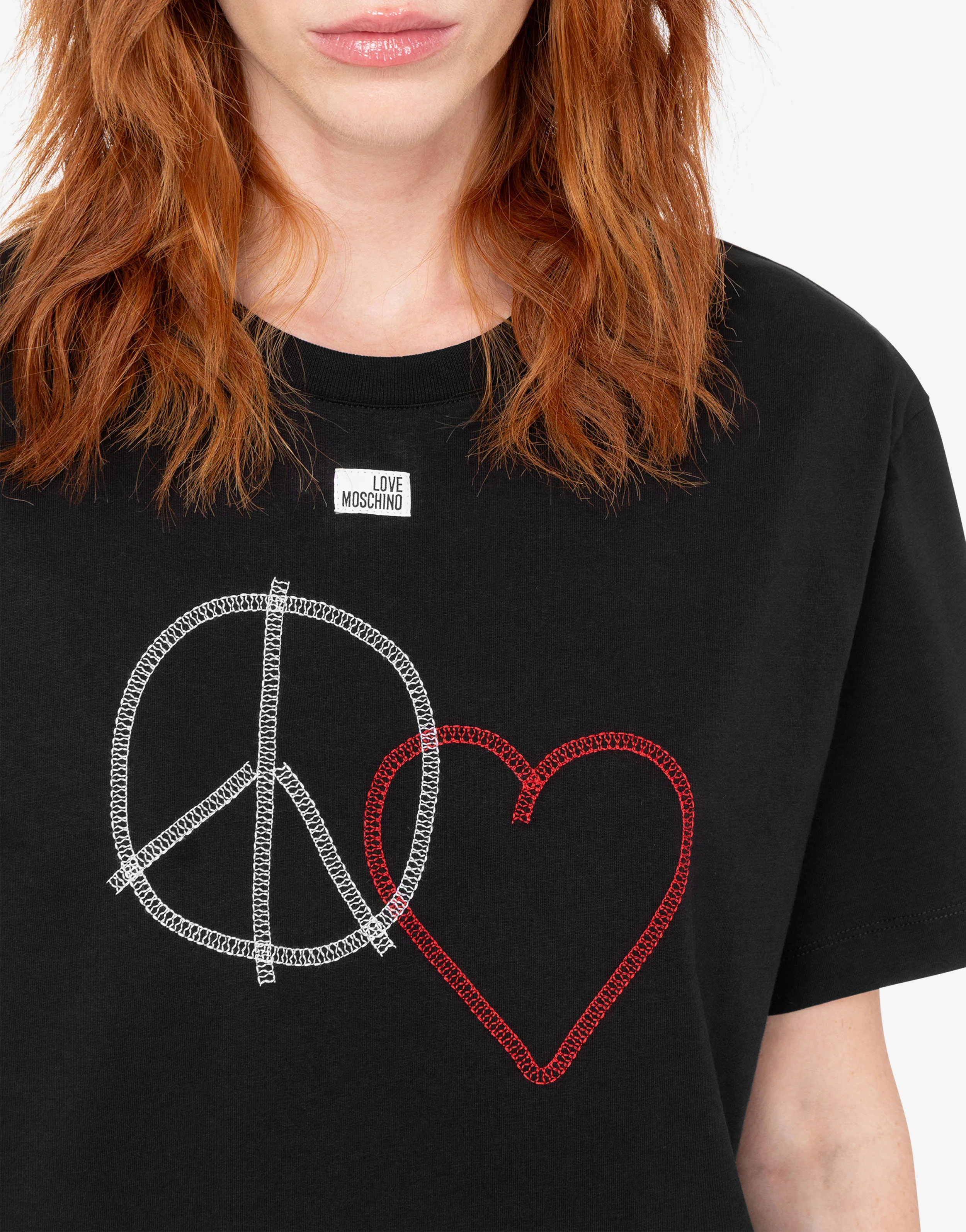 Embroidered cotton jersey T-shirt - Image 5