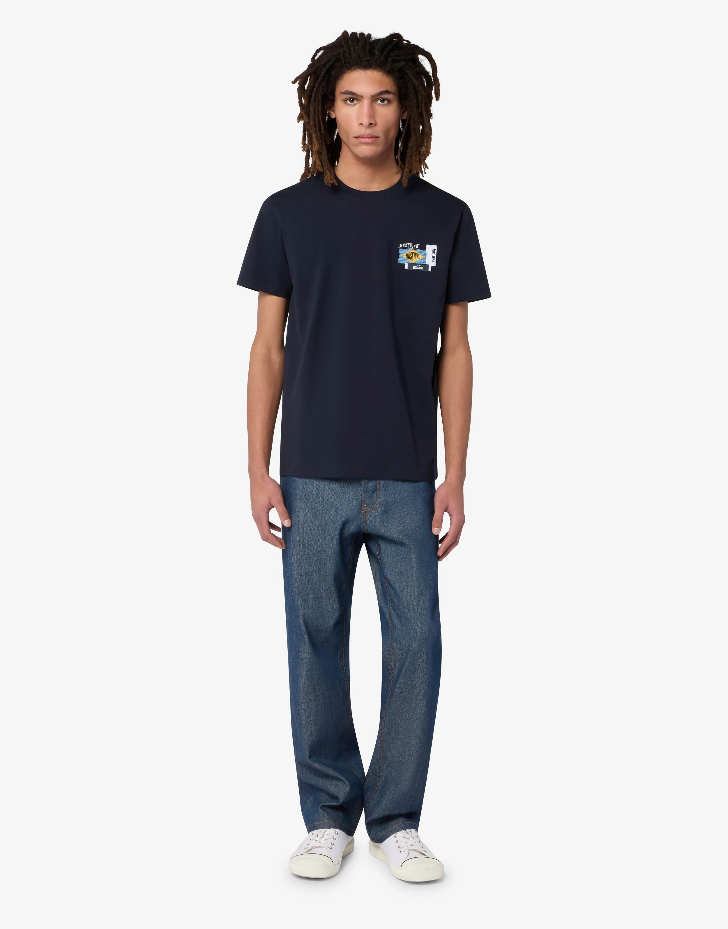 Embroidered cotton jersey T-shirt - Image 4