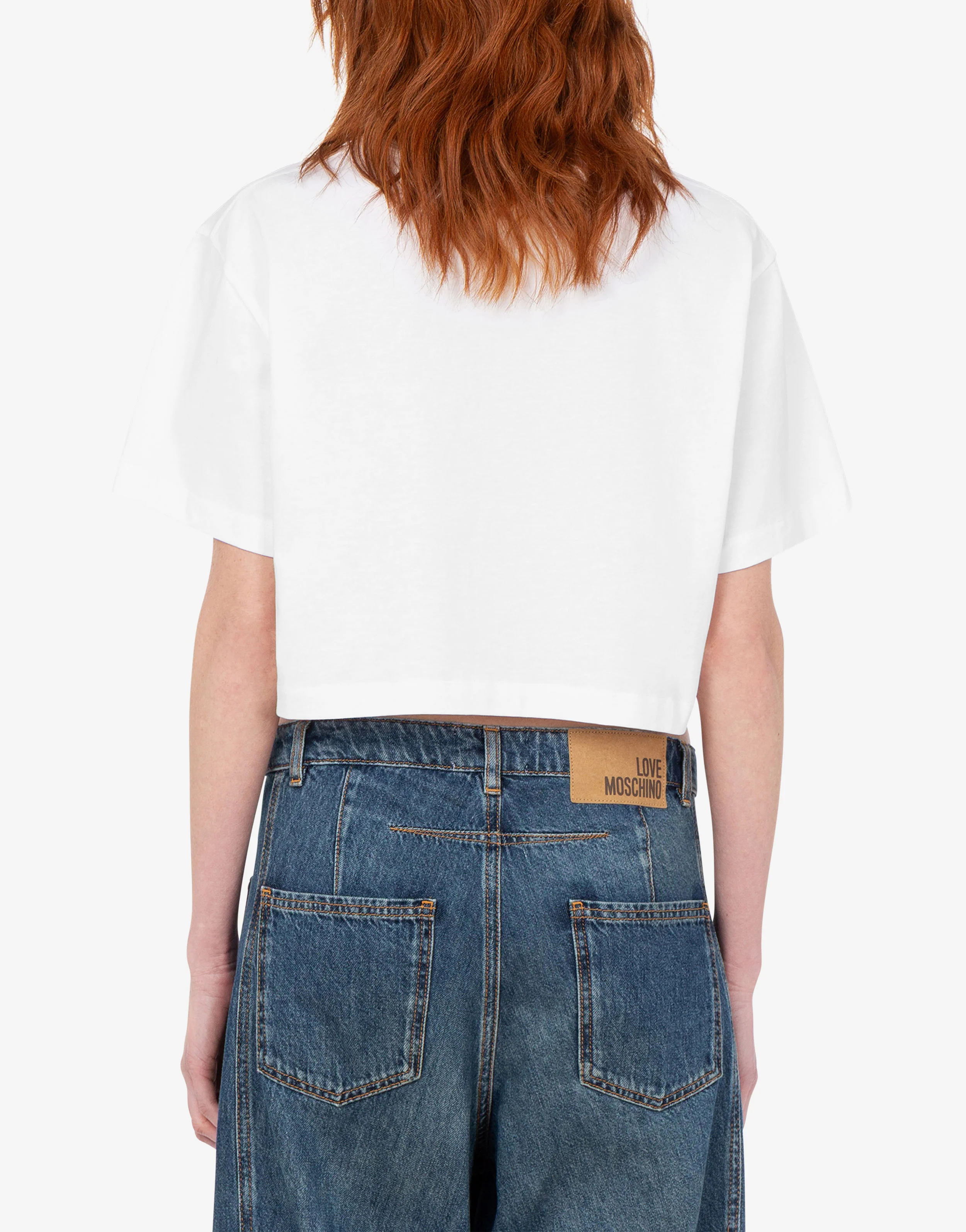 Embroidered cotton jersey T-shirt - Image 4