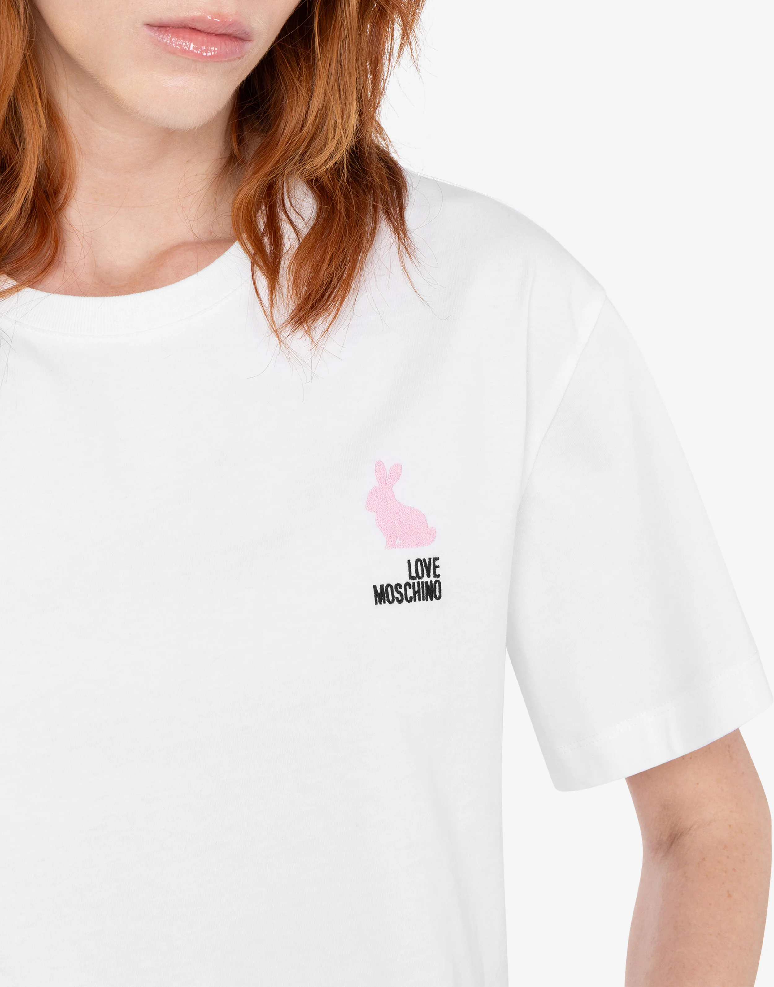Embroidered cotton jersey T-shirt - Image 5