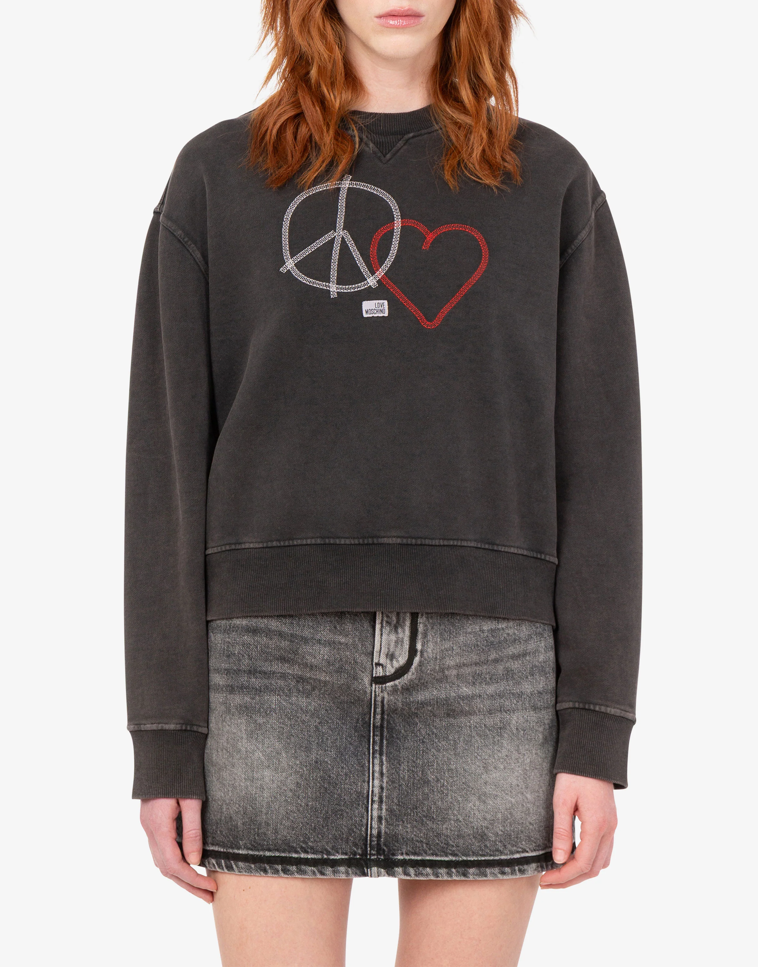 Embroidered cotton sweatshirt - Image 3