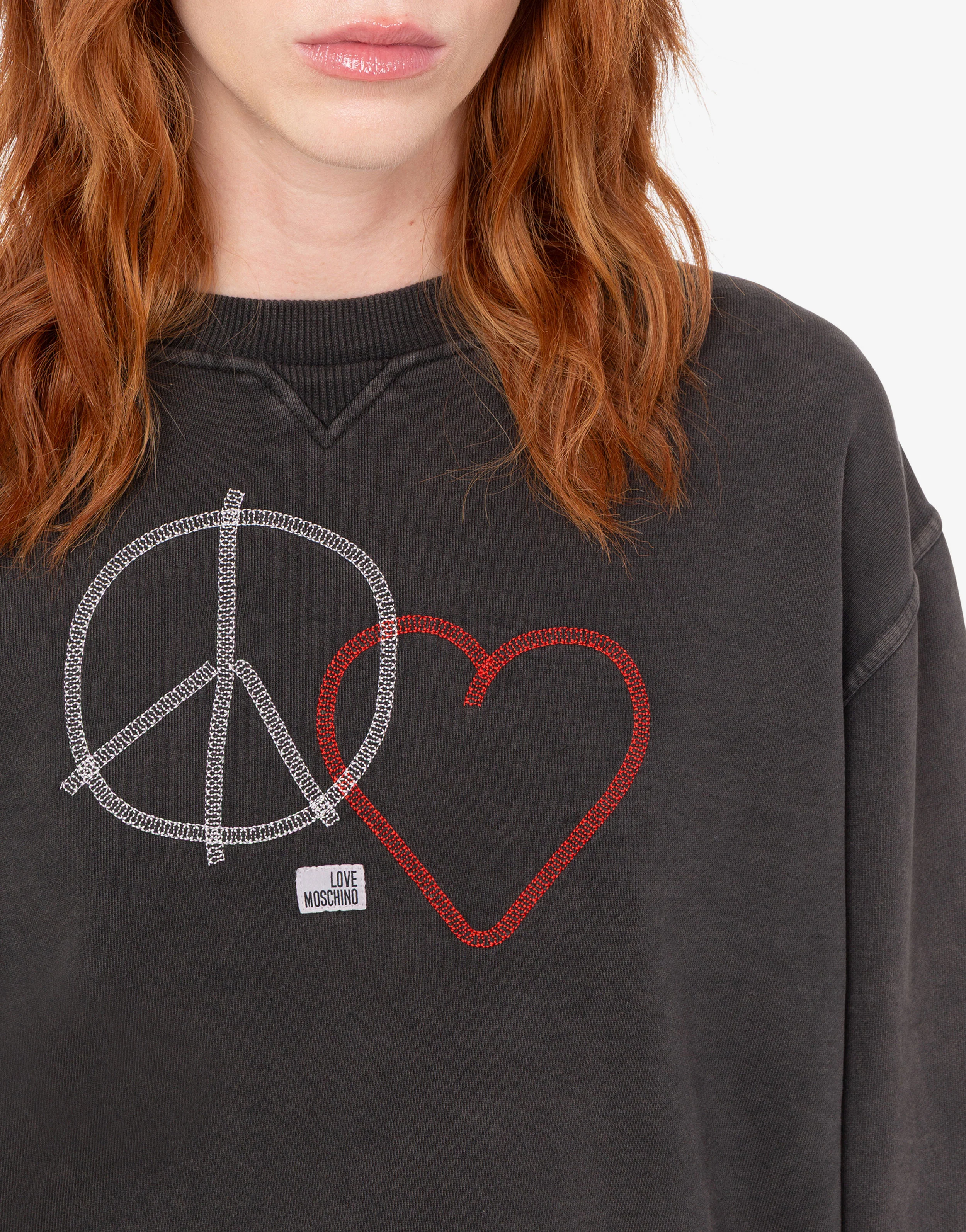 Embroidered cotton sweatshirt - Image 5