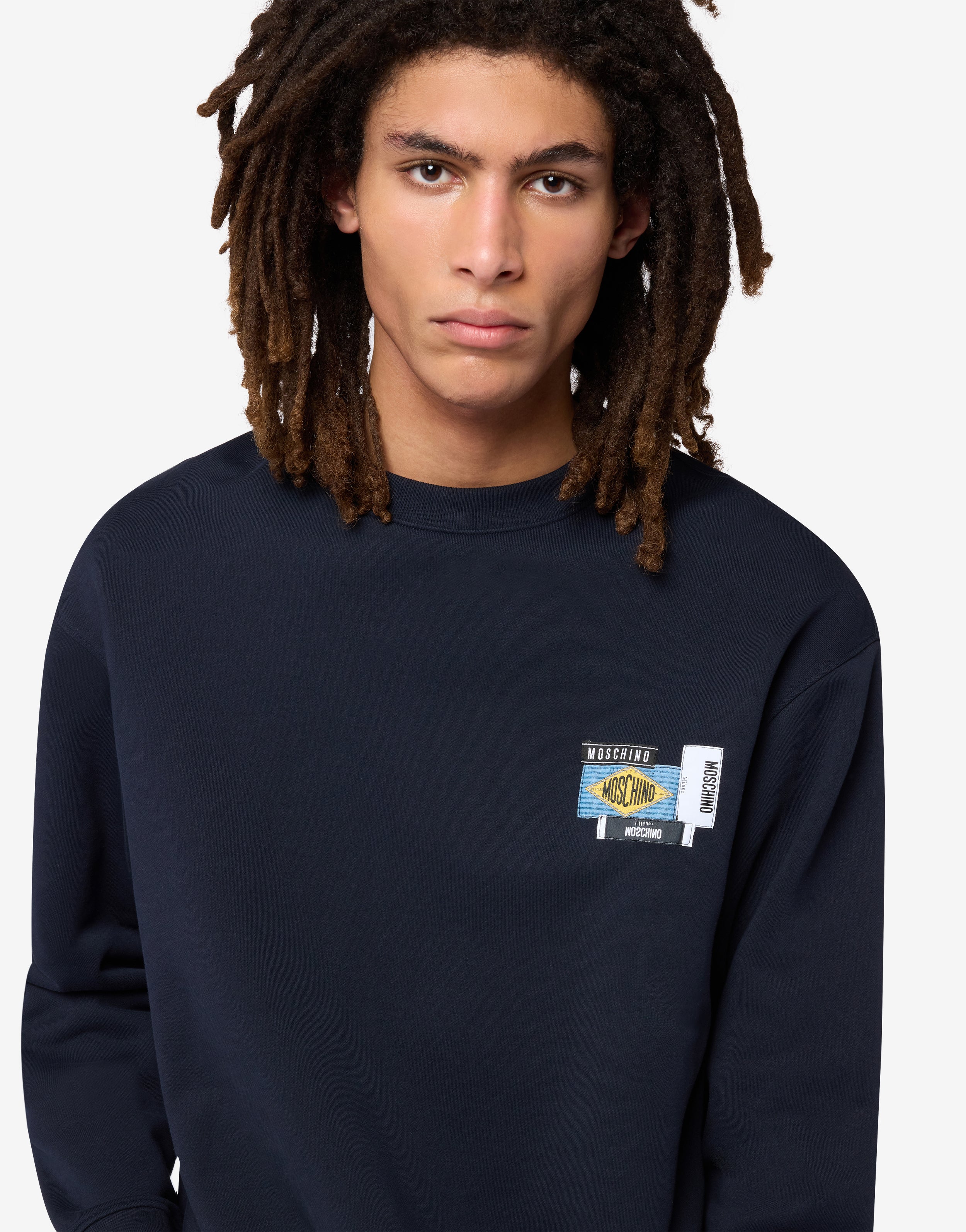 Embroidered cotton sweatshirt - Image 3