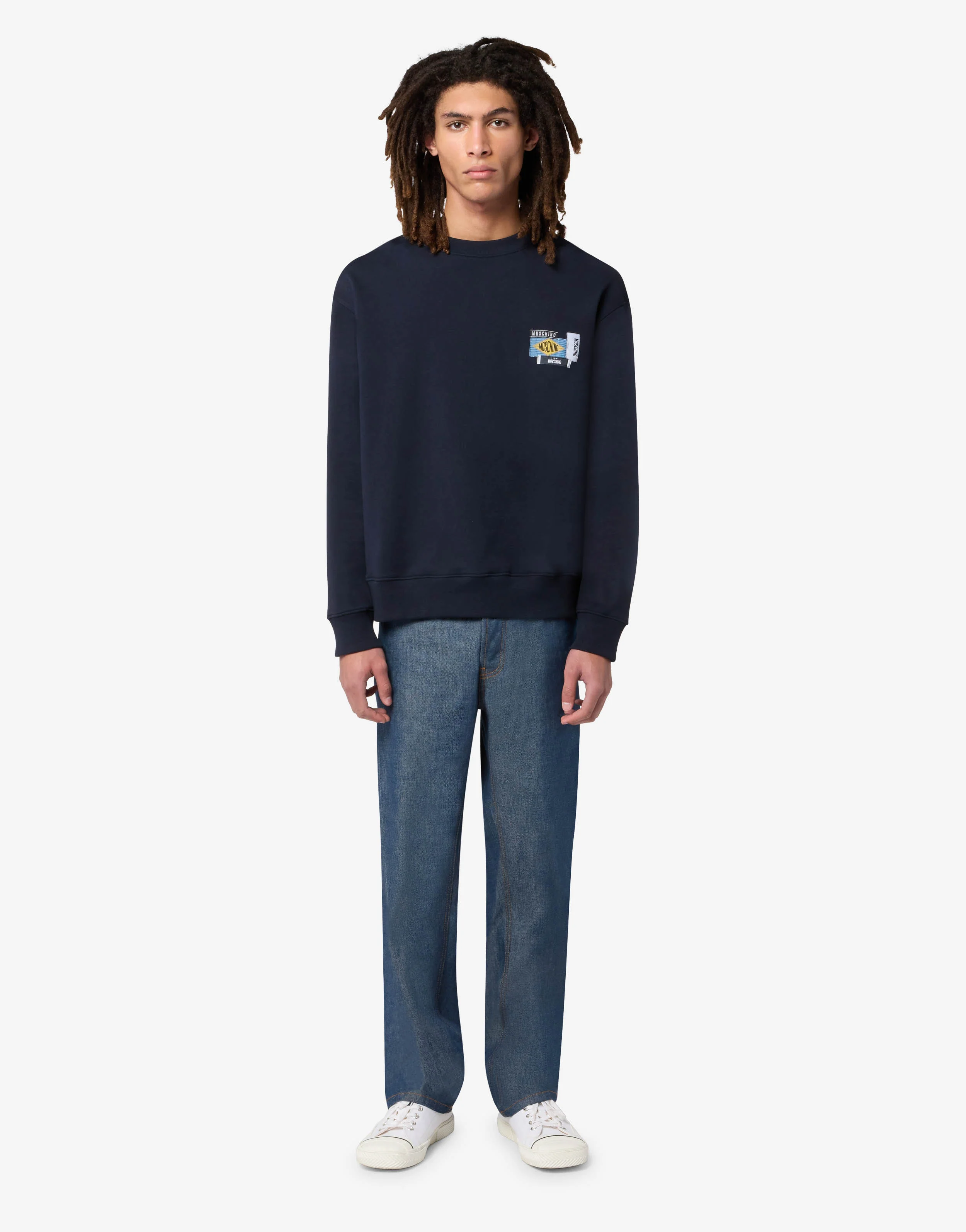 Embroidered cotton sweatshirt - Image 4