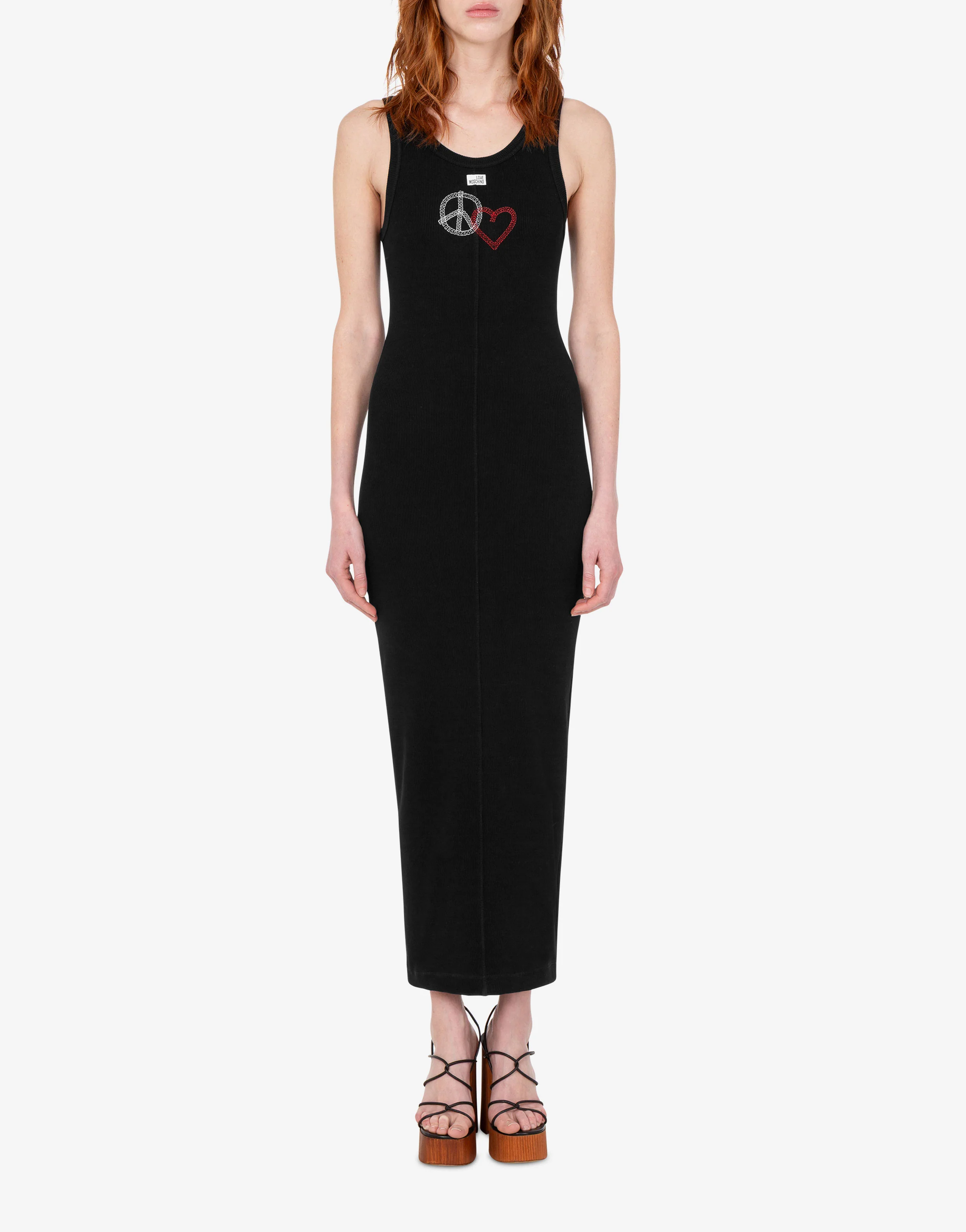 Embroidered stretch cotton dress - Image 3