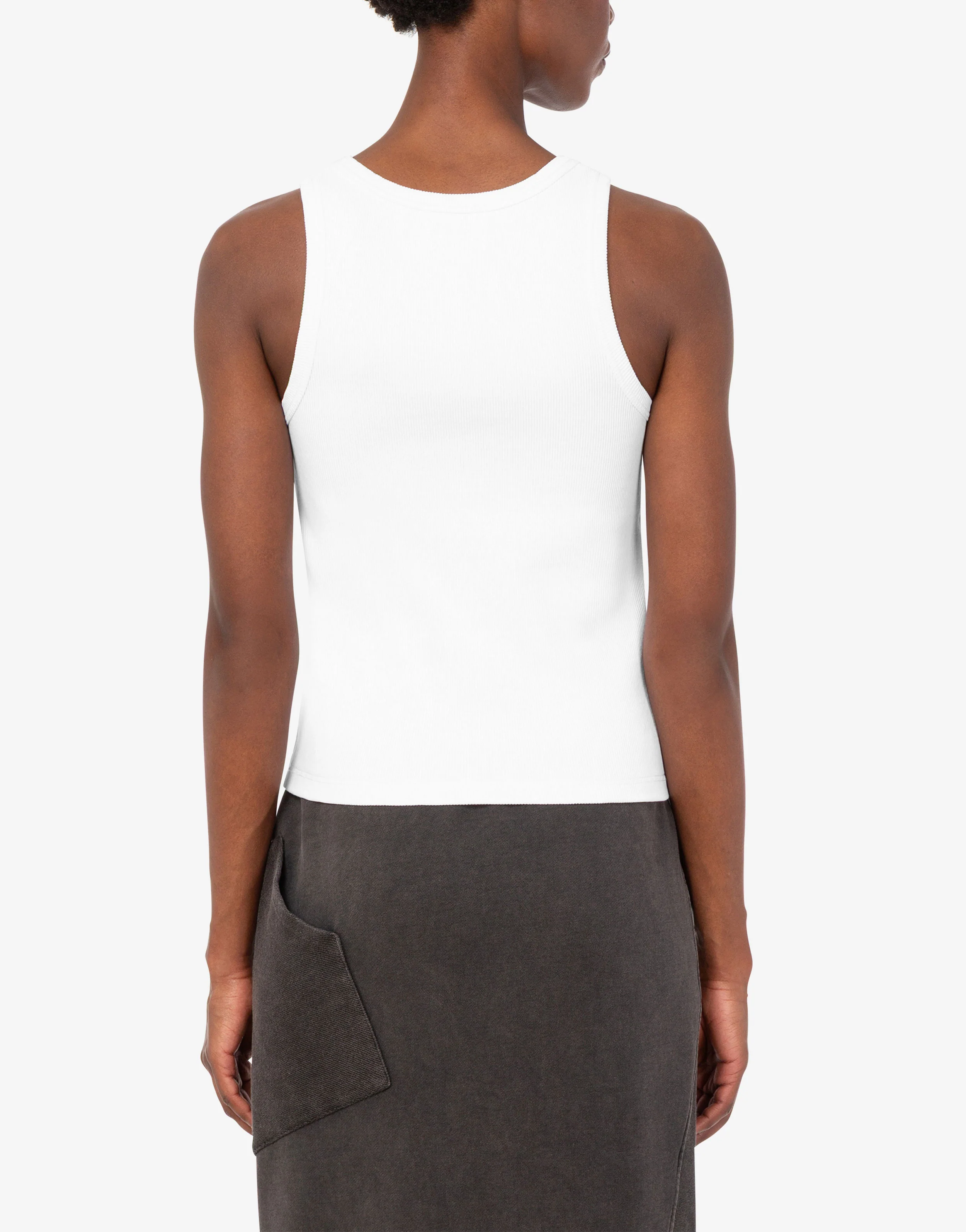 Embroidered stretch cotton top - Image 4