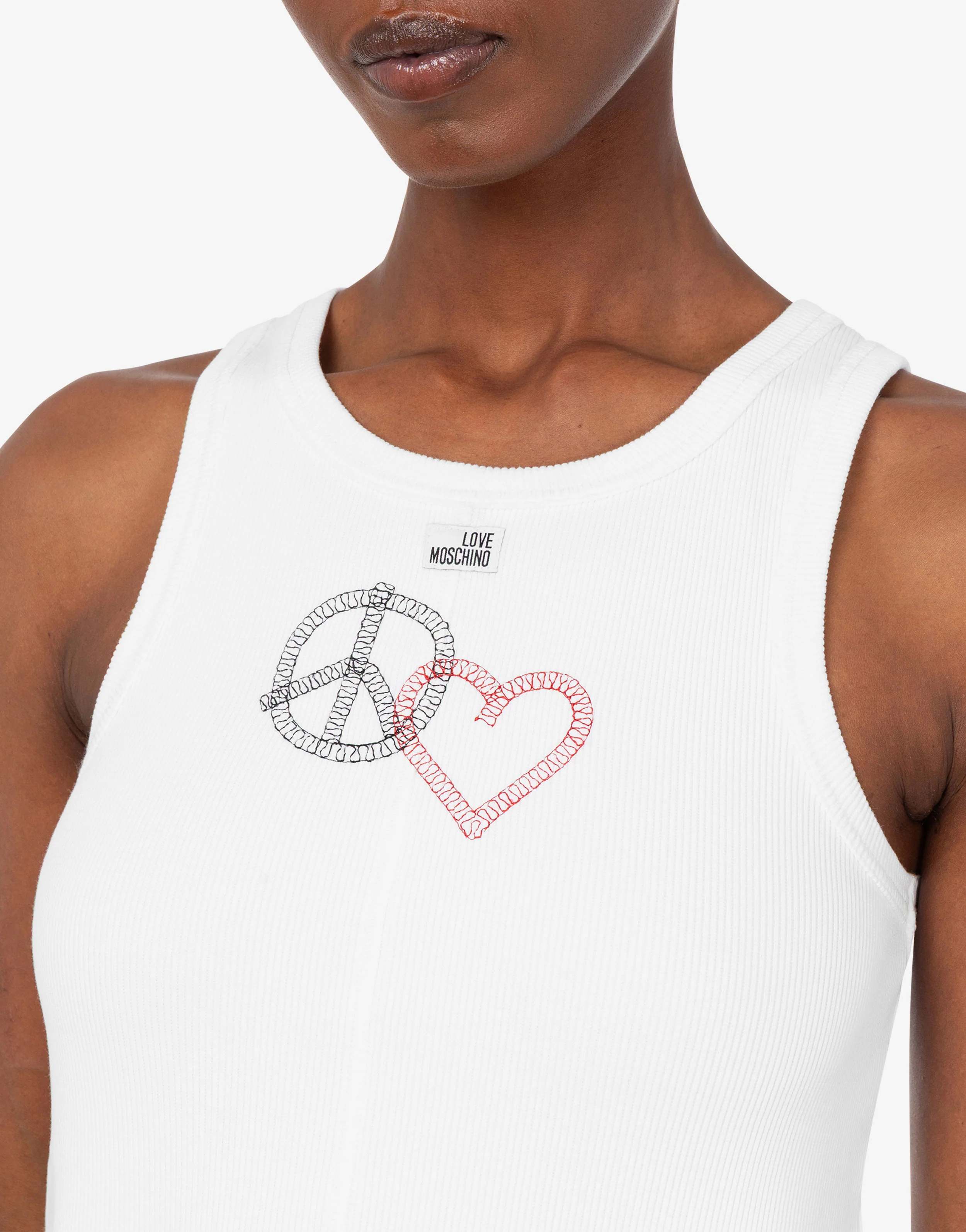 Embroidered stretch cotton top - Image 5