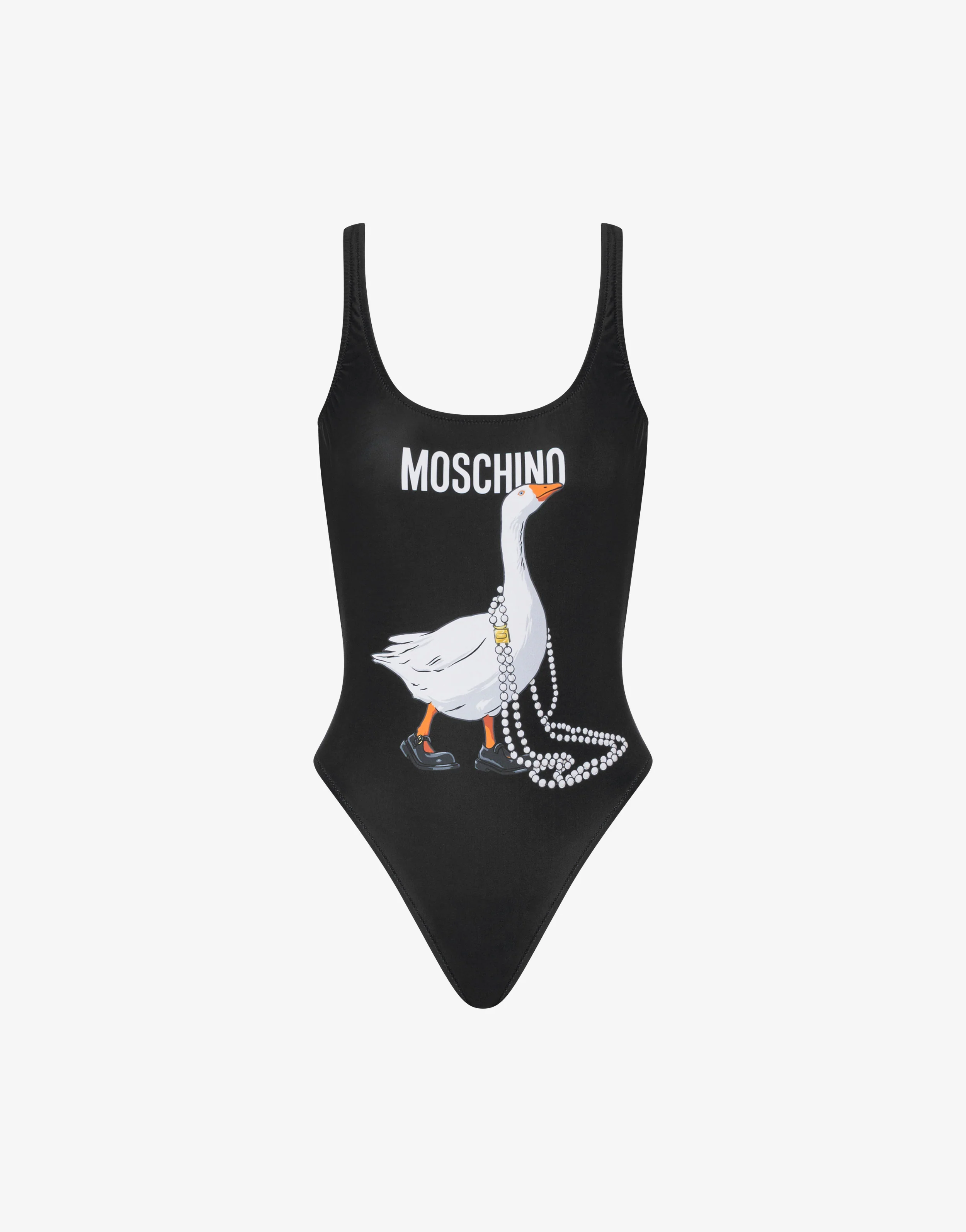 Goose lycra one-piece swimsuit