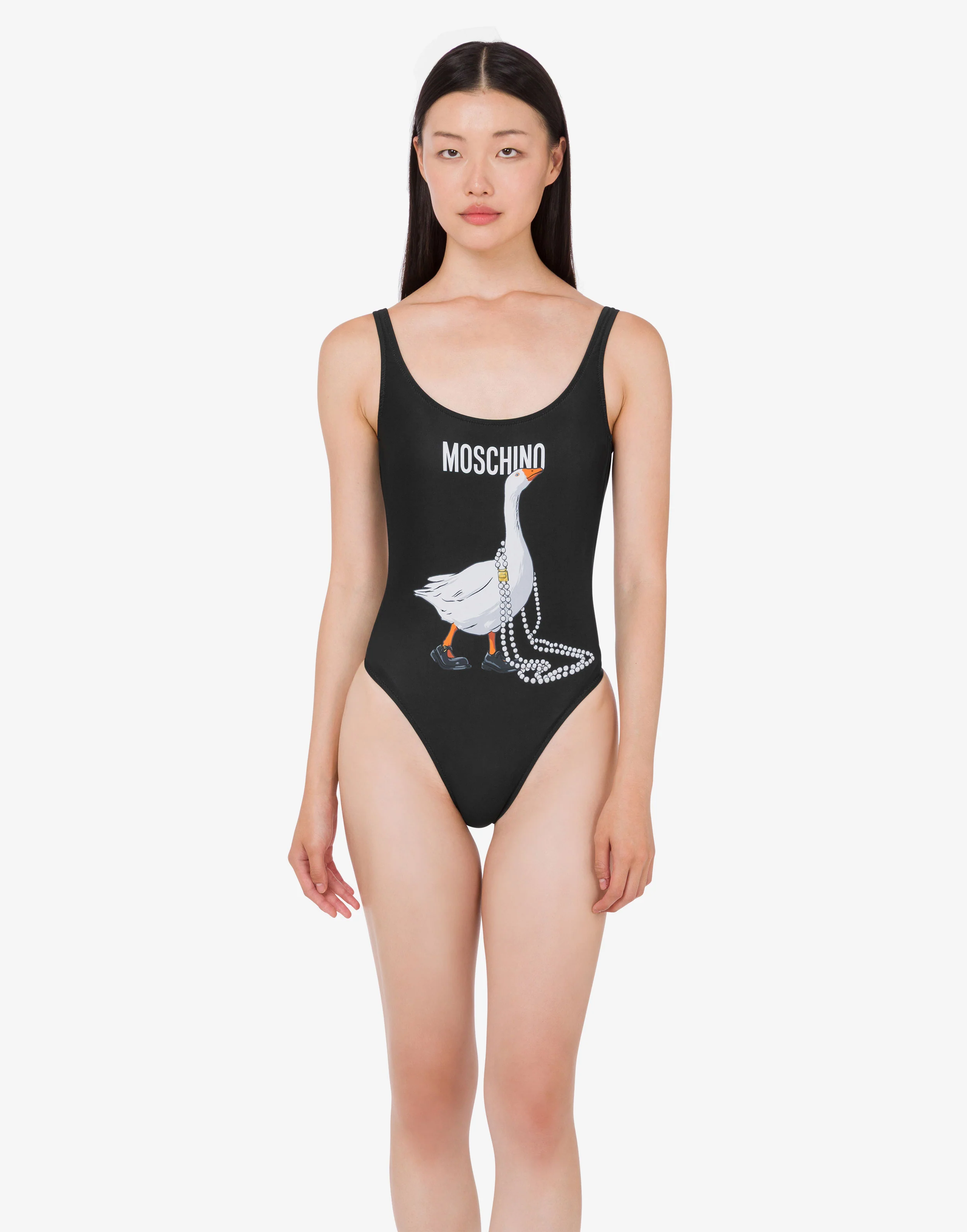 Goose lycra one-piece swimsuit - Image 2