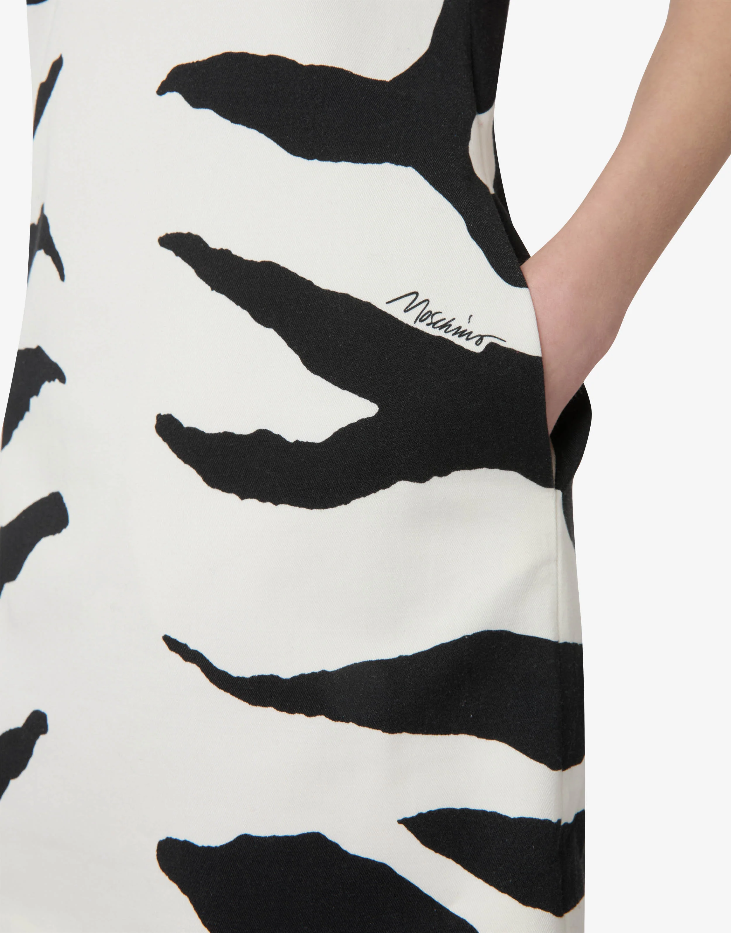 Heavyweight printed cotton dress - Image 3