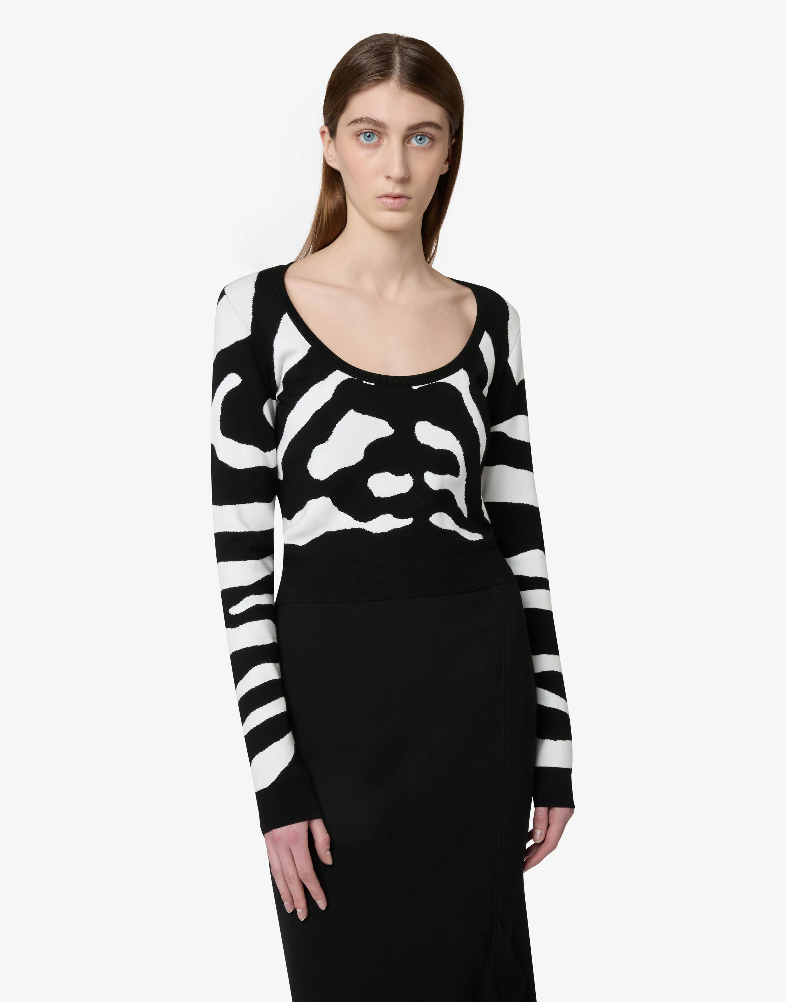 Inlaid sweater