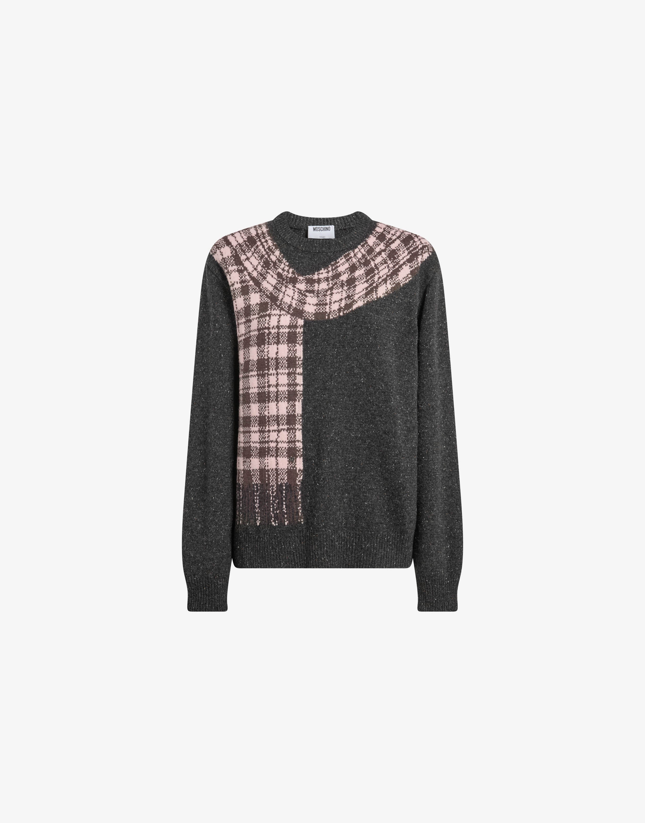Inlaid wool-and-silk blend pullover - Image 5