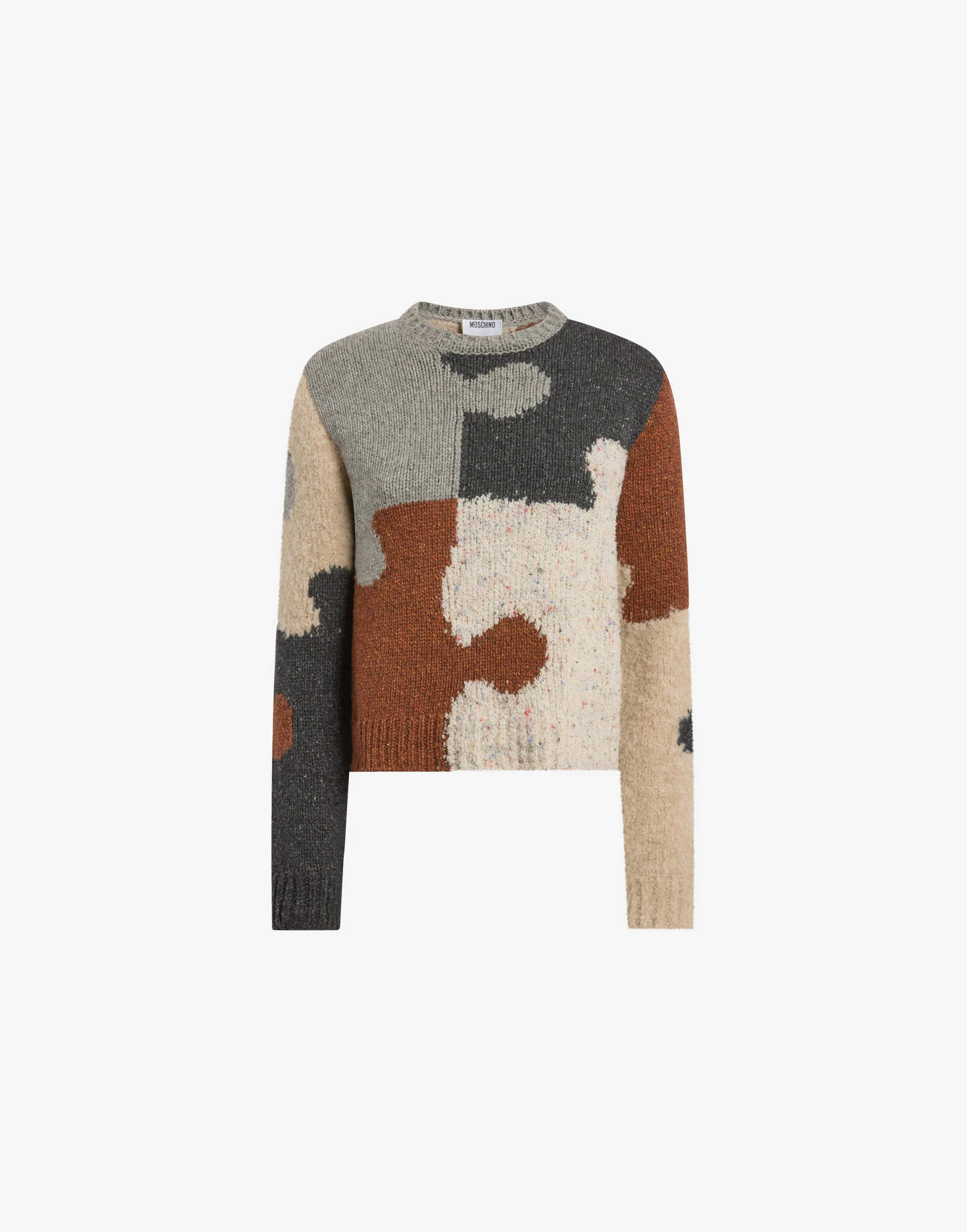 Inlaid wool-and-silk blend pullover - Image 5