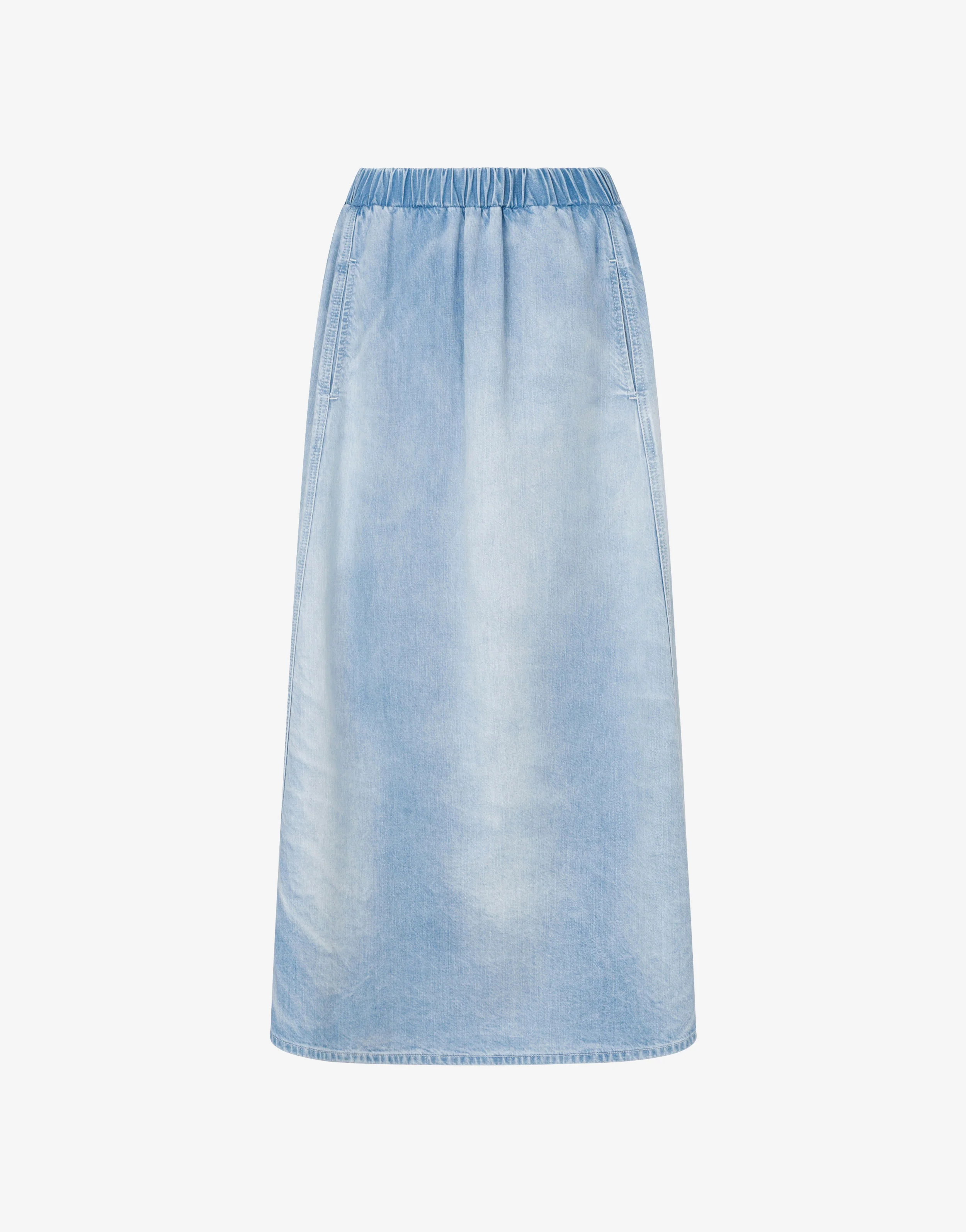 Lightweight cotton denim skirt