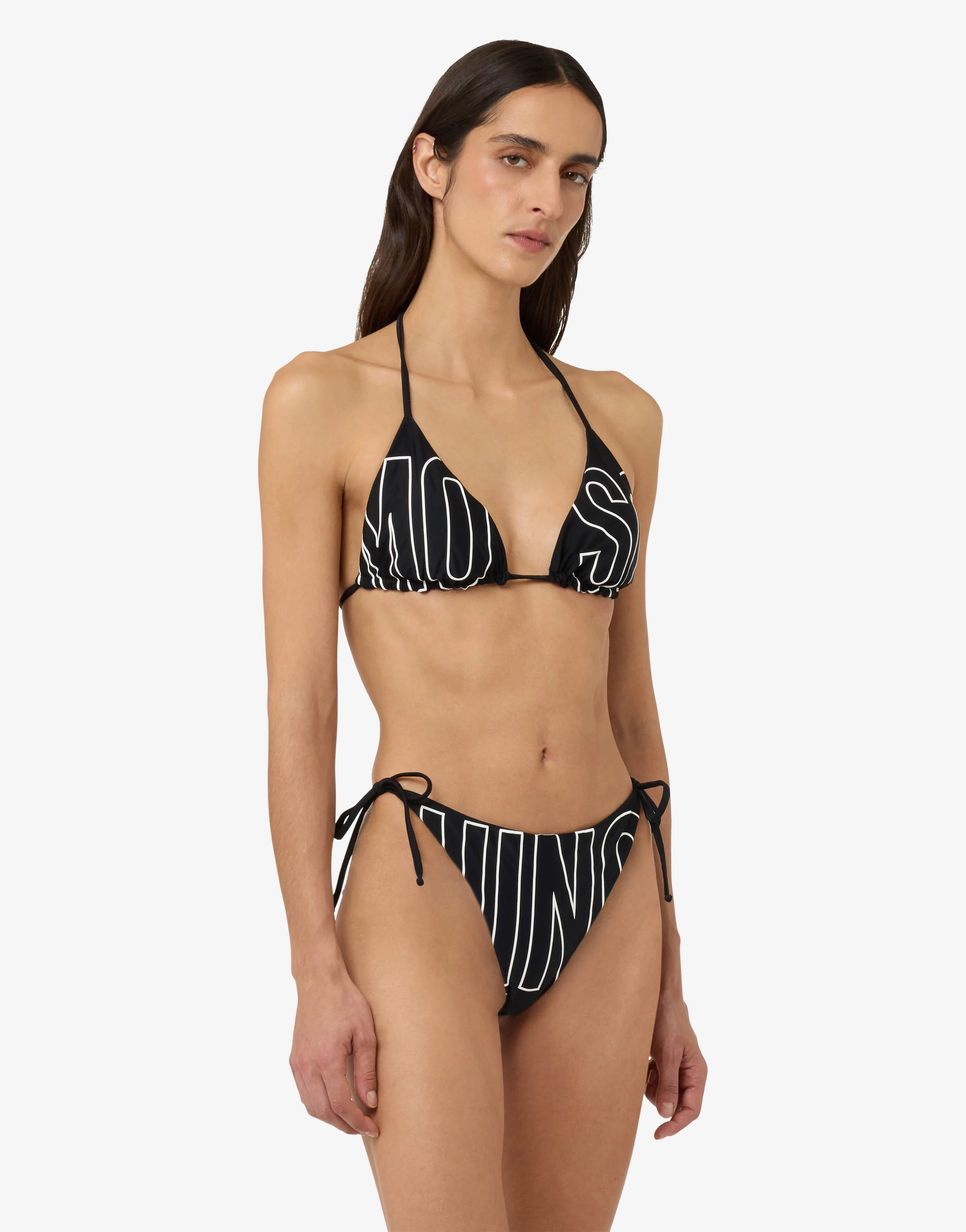 Lycra swim briefs with ties - Image 2