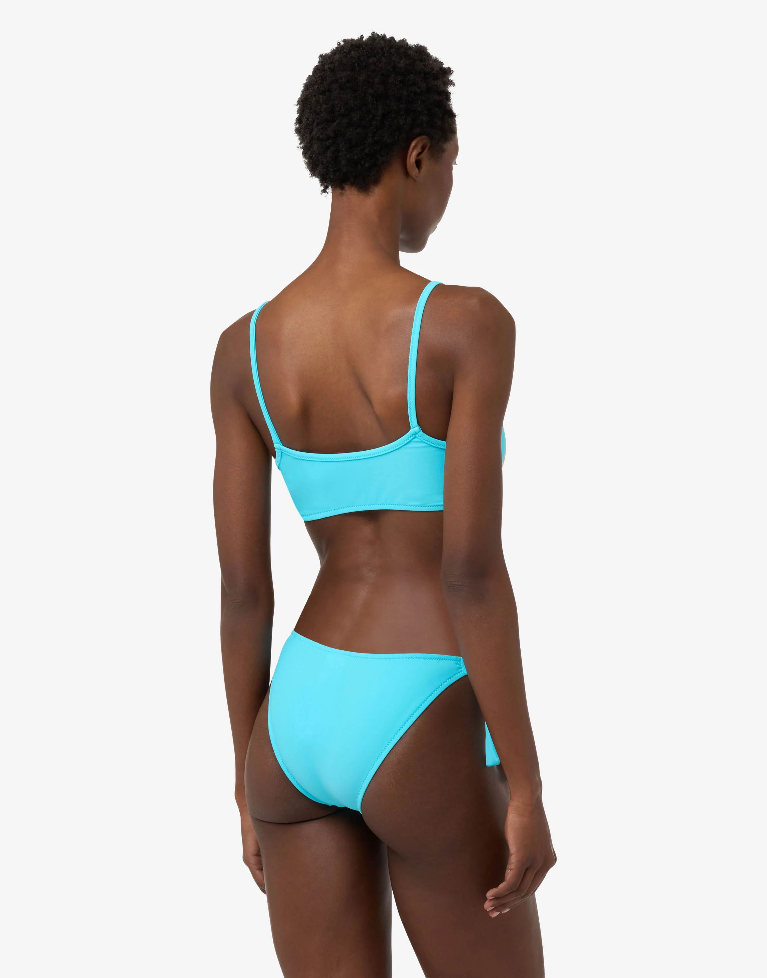 Lycra swim briefs with ties - Image 4