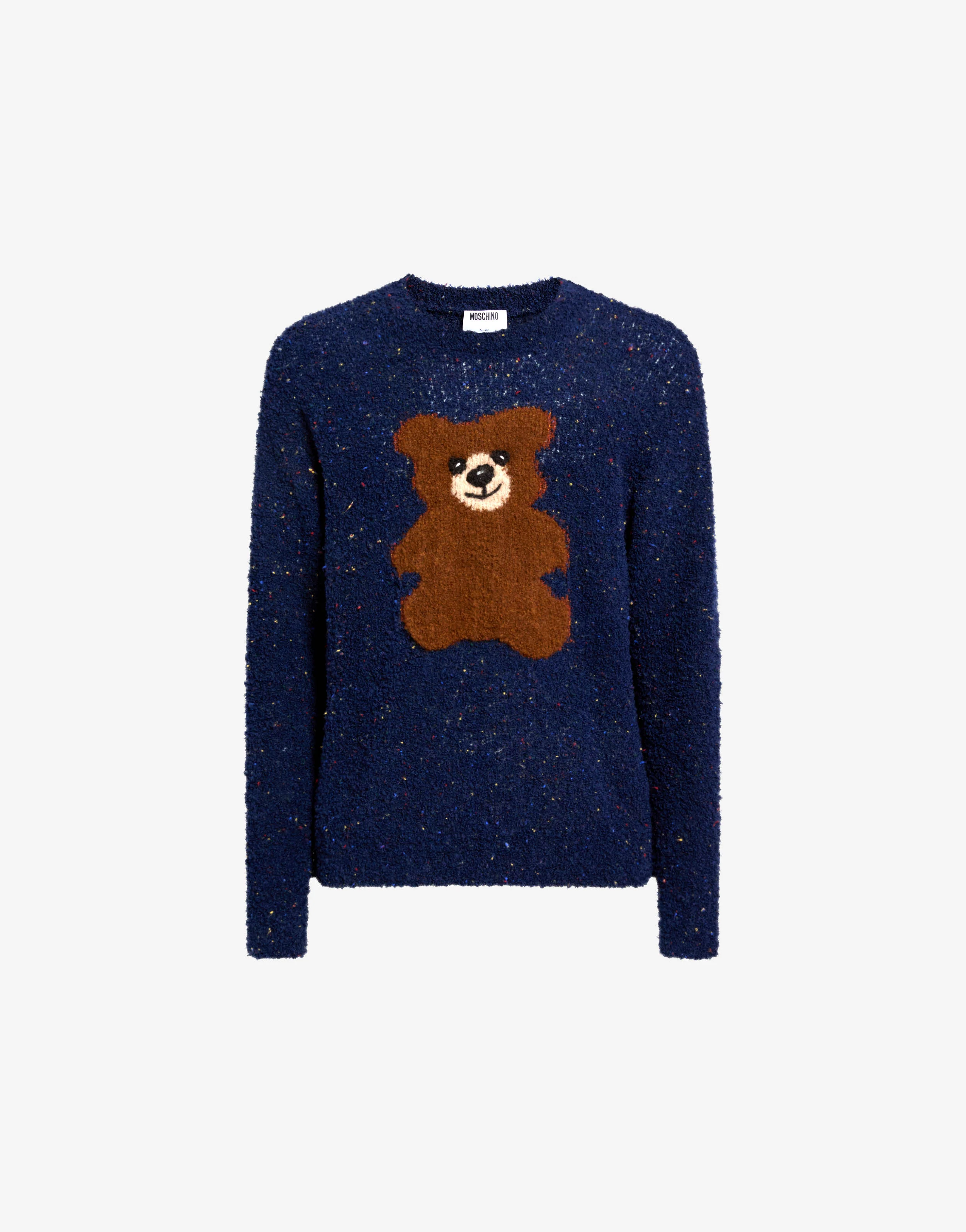 Moschino Teddy Bear Bouclé Wool-Blend Sweater - Image 5