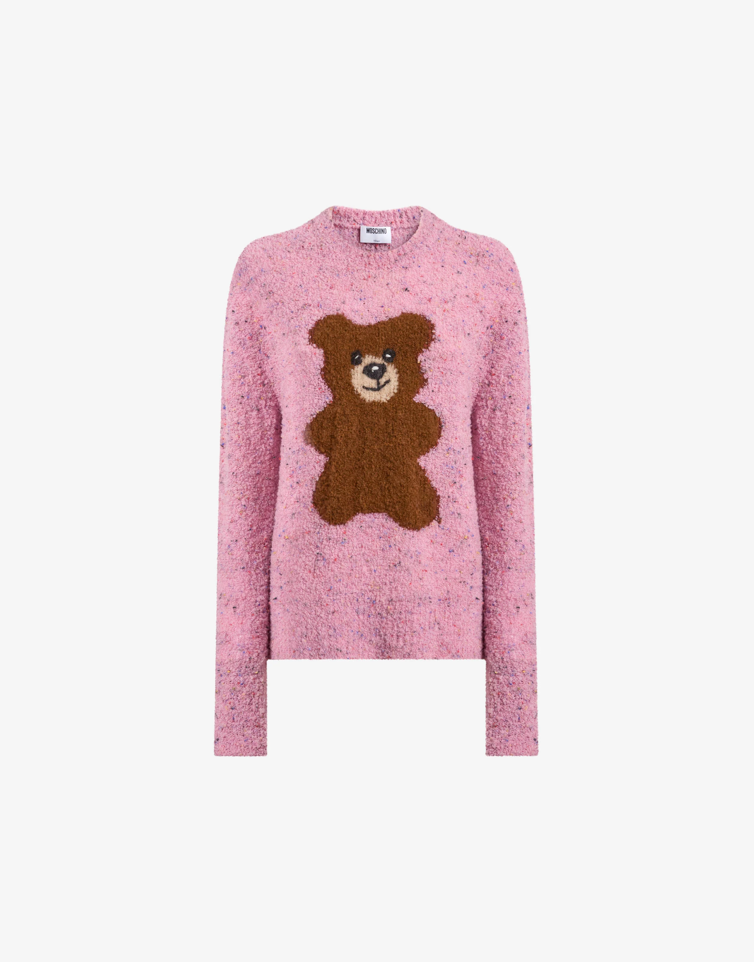 Moschino Teddy Bear Bouclé Wool-Blend Sweater - Image 5