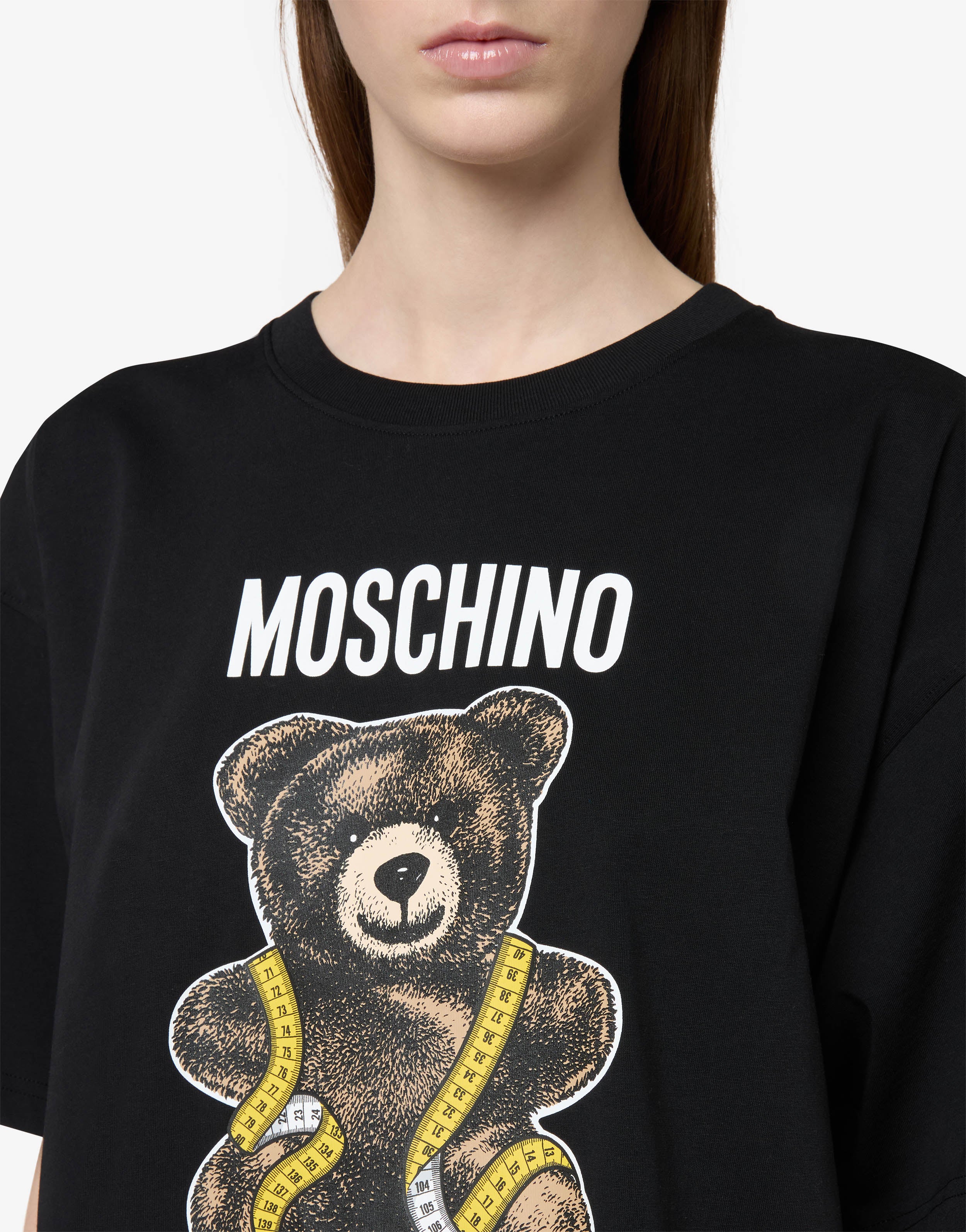 Moschino Teddy Bear Organic Cotton Jersey T-Shirt - Image 3