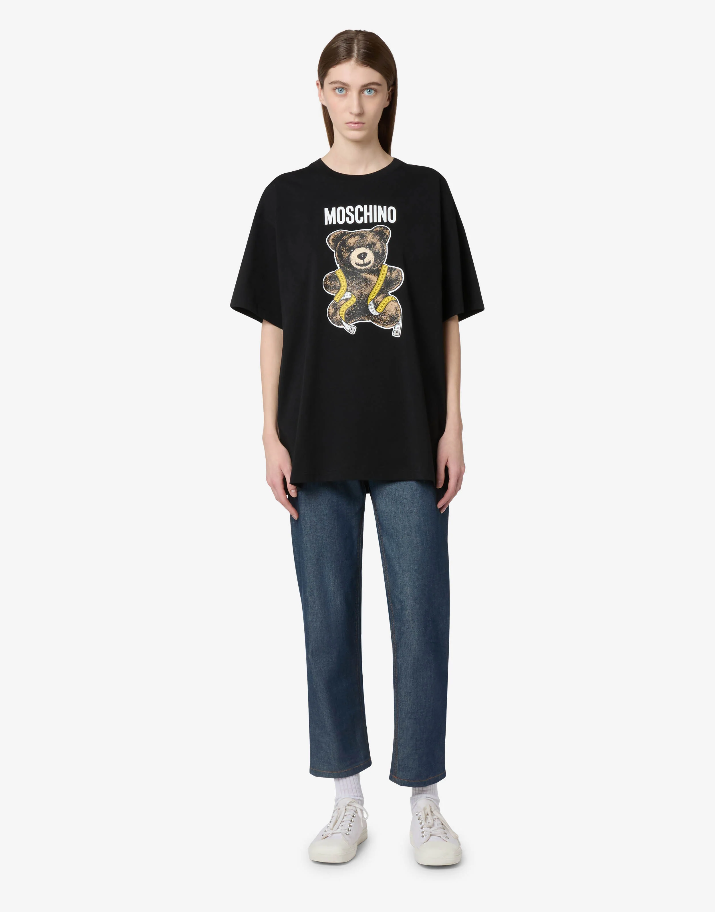 Moschino Teddy Bear Organic Cotton Jersey T-Shirt - Image 4