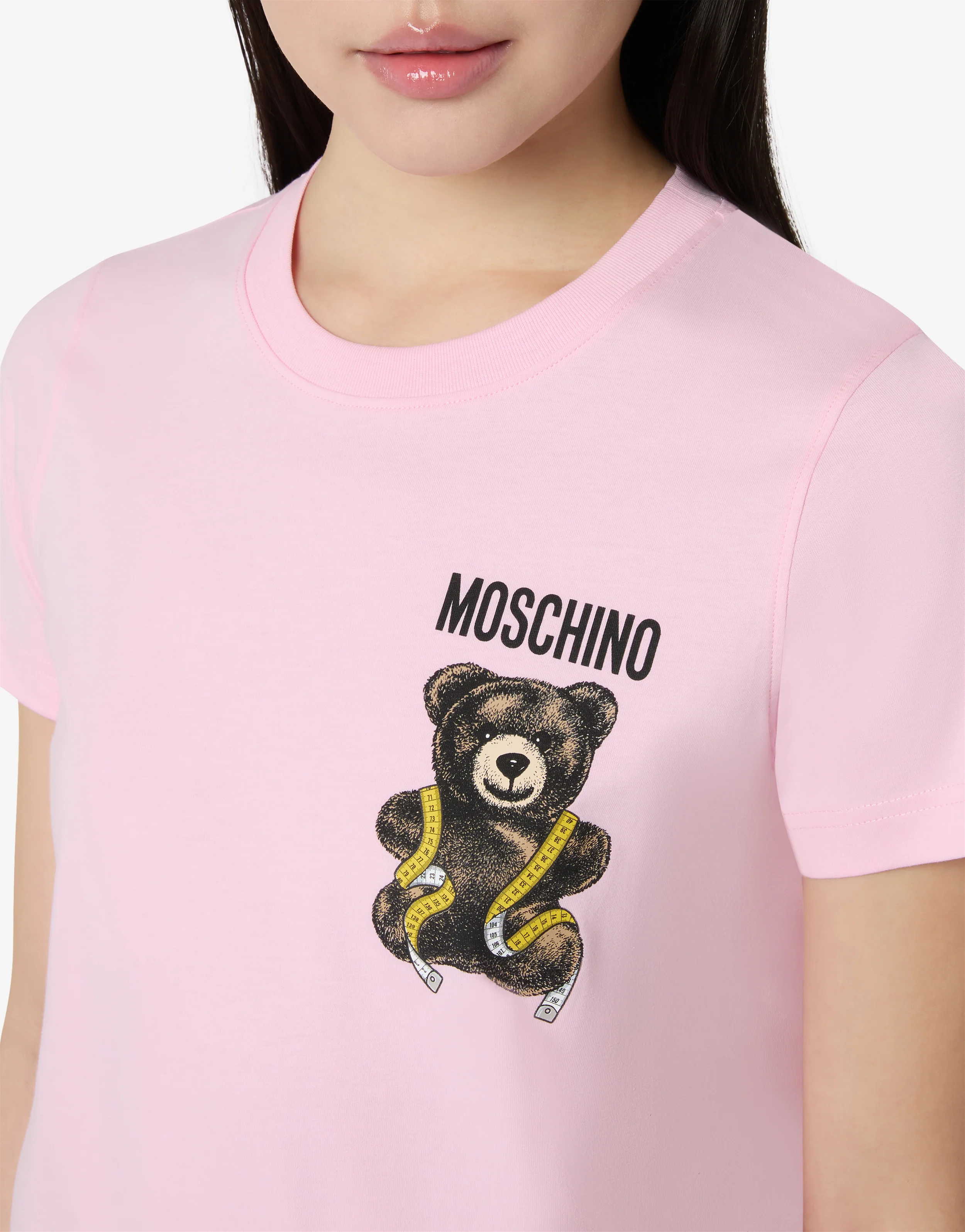 Moschino Teddy Bear Organic Cotton Jersey T-Shirt - Image 3