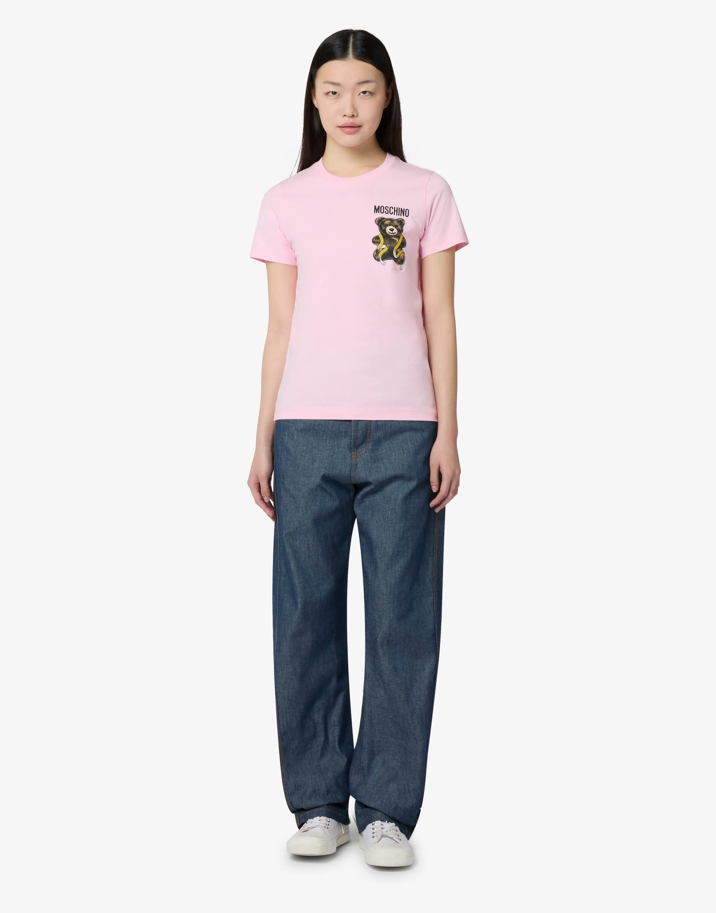 Moschino Teddy Bear Organic Cotton Jersey T-Shirt - Image 4