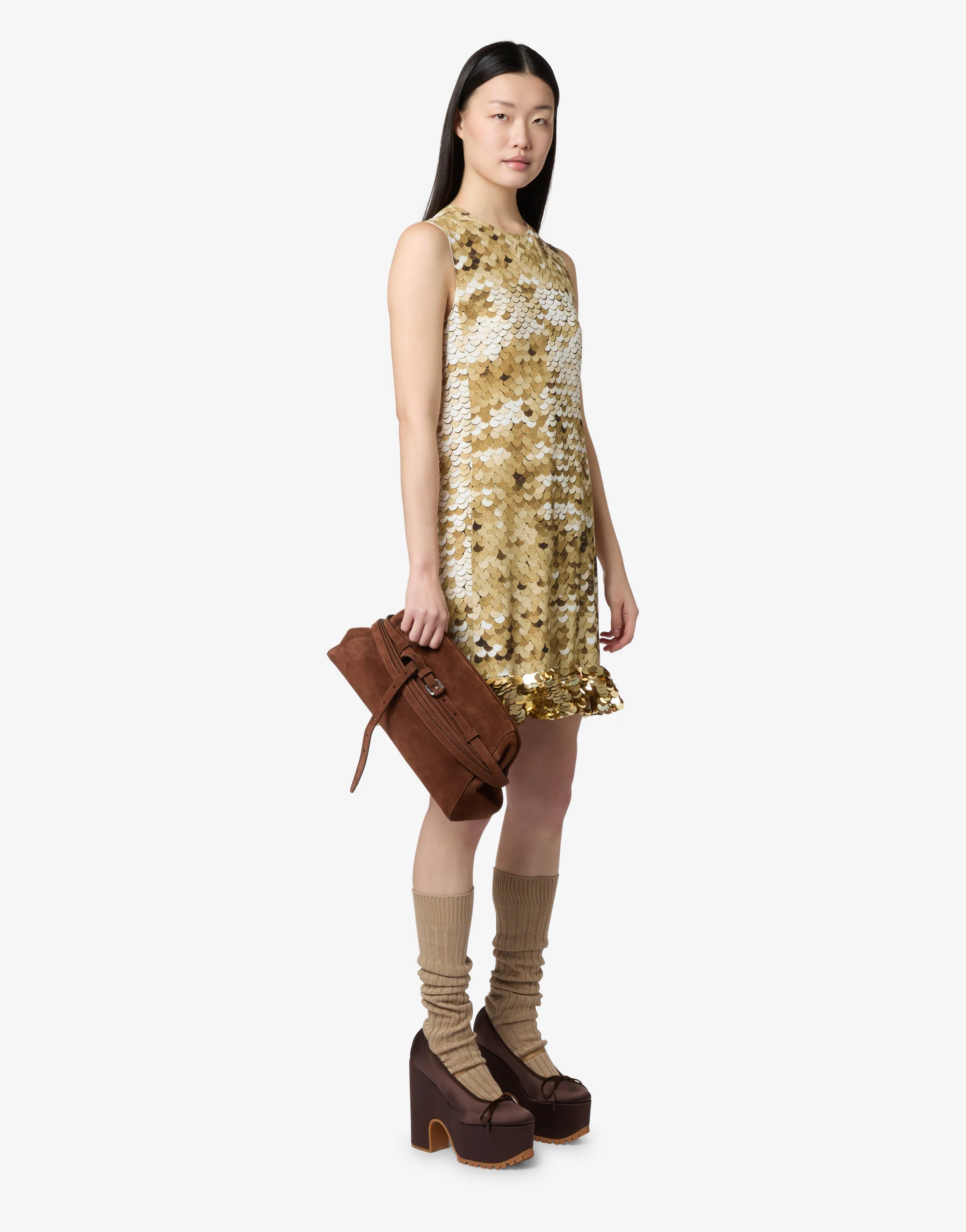 Moschino Tie Me Clutch Bag - Image 5