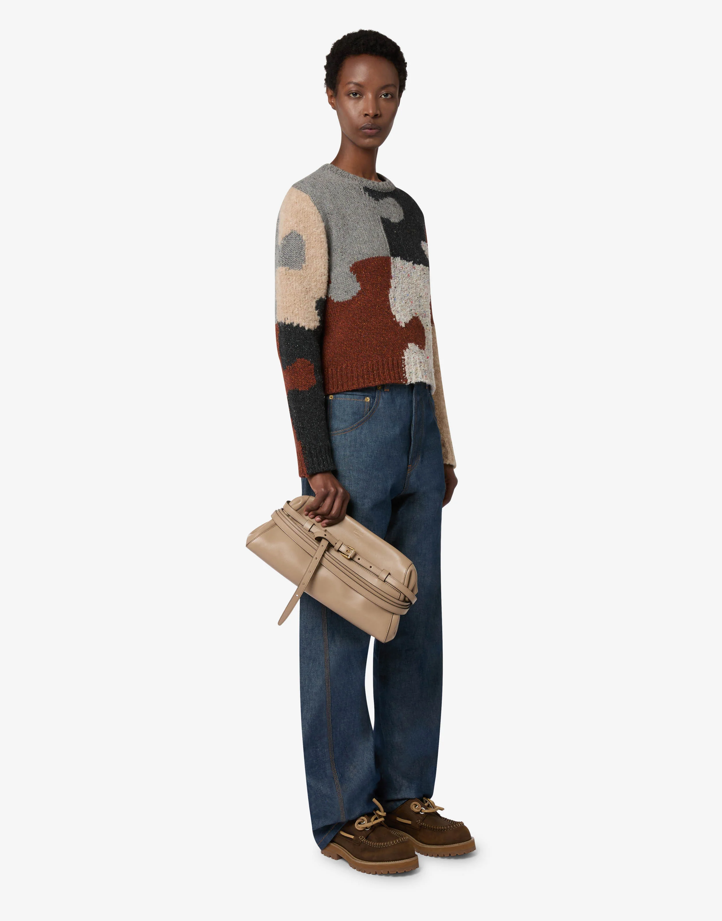 Moschino Tie Me Large Clutch Bag - Image 5