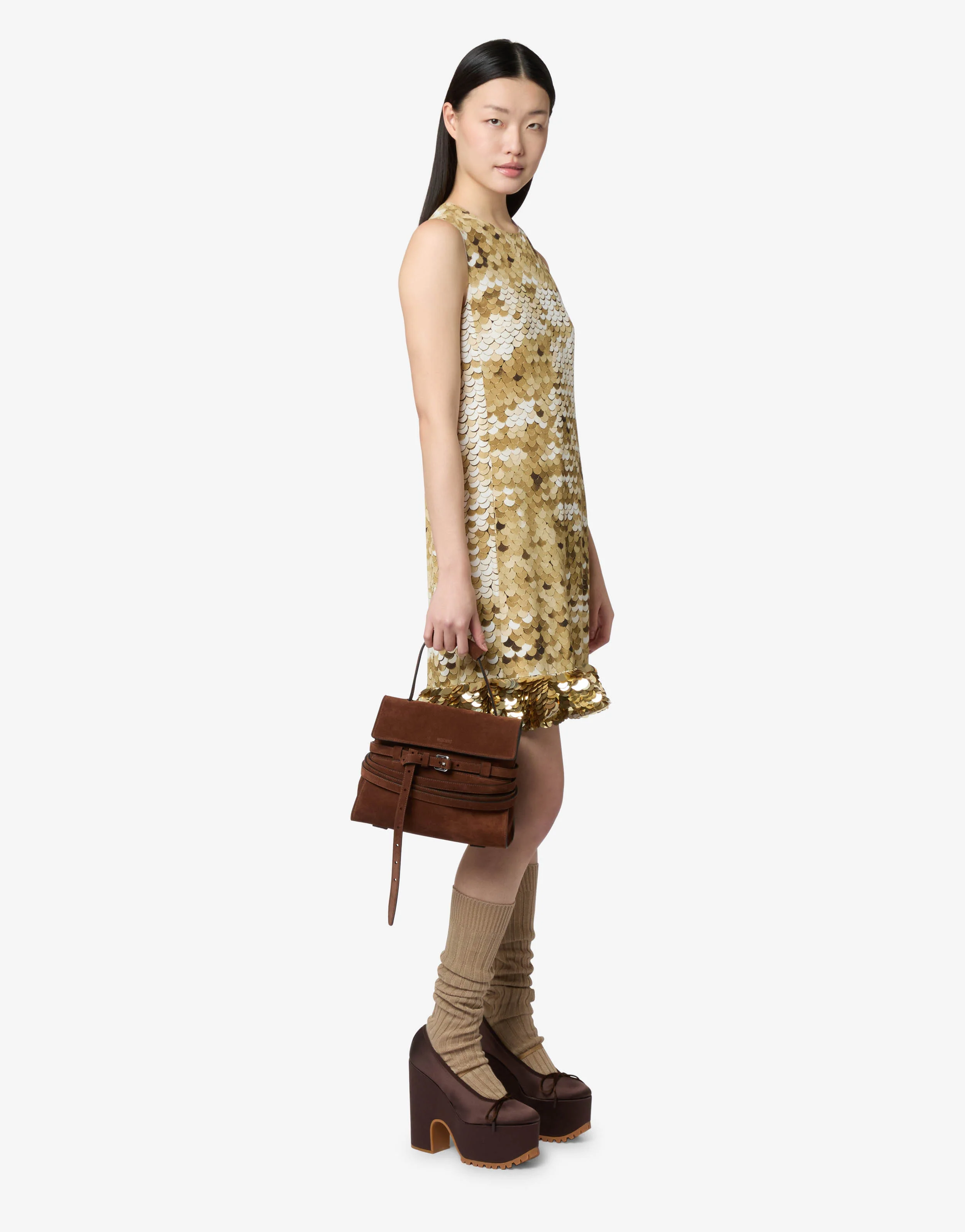 Moschino Tie Me Regular Handbag - Image 5