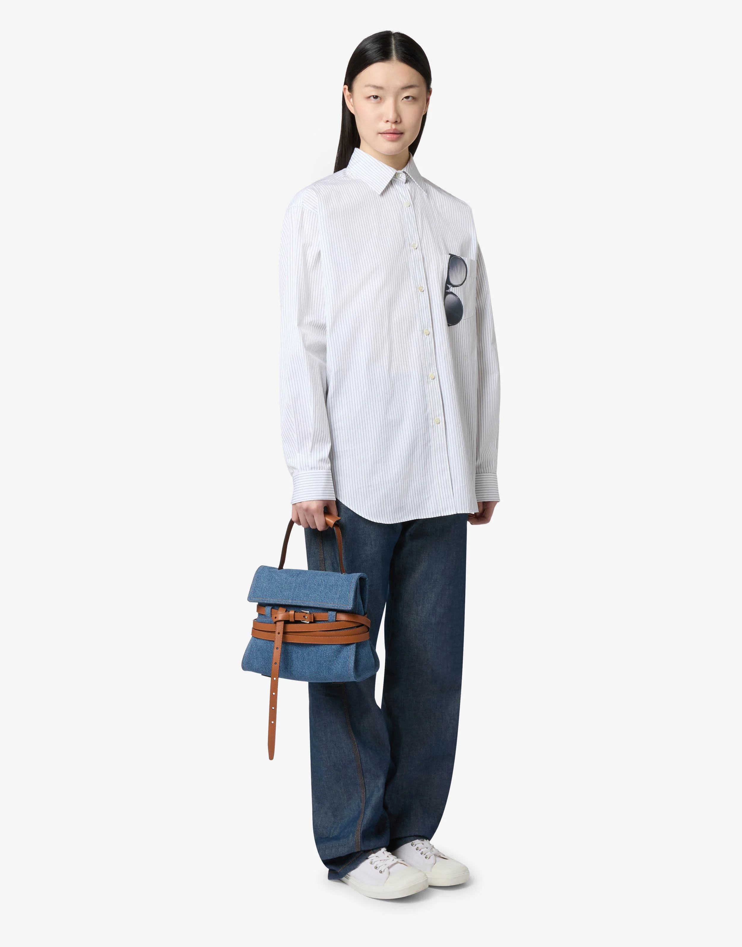 Moschino Tie Me Small Clutch - Image 5