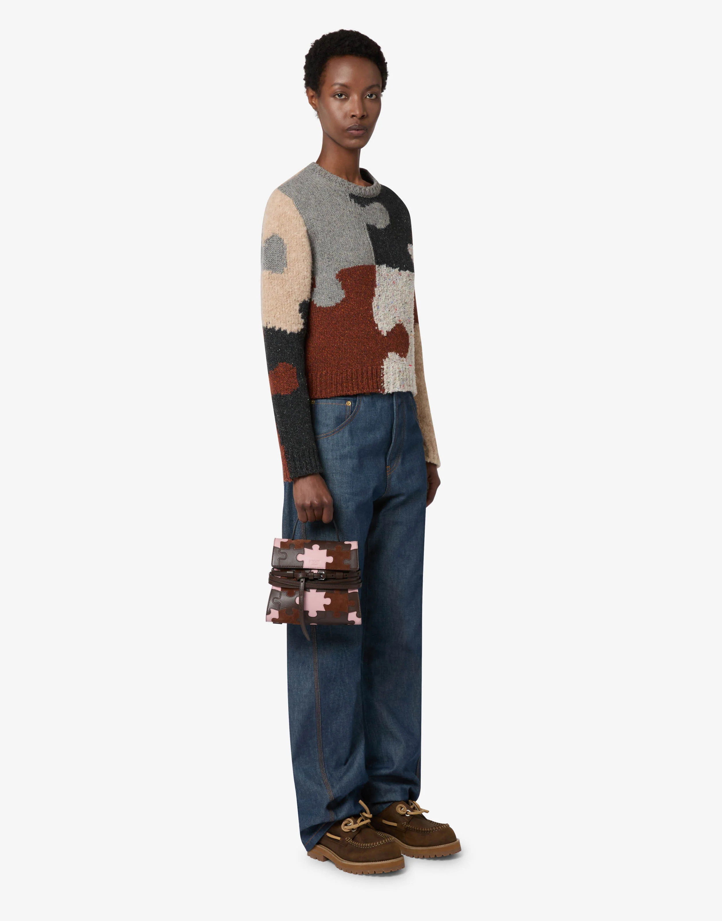Moschino Tie Me Small Clutch - Image 5