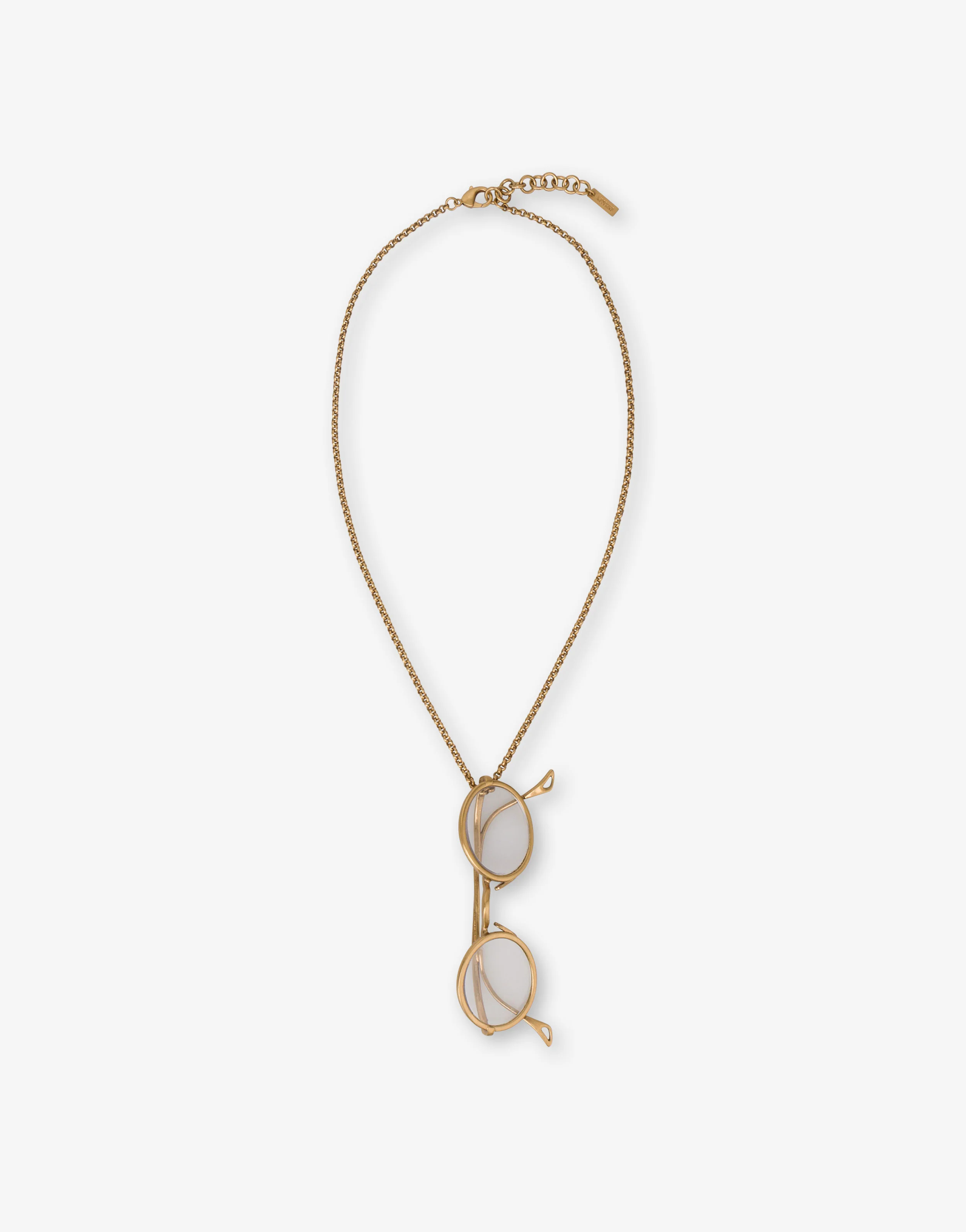 Necklace with Glasses Pendant