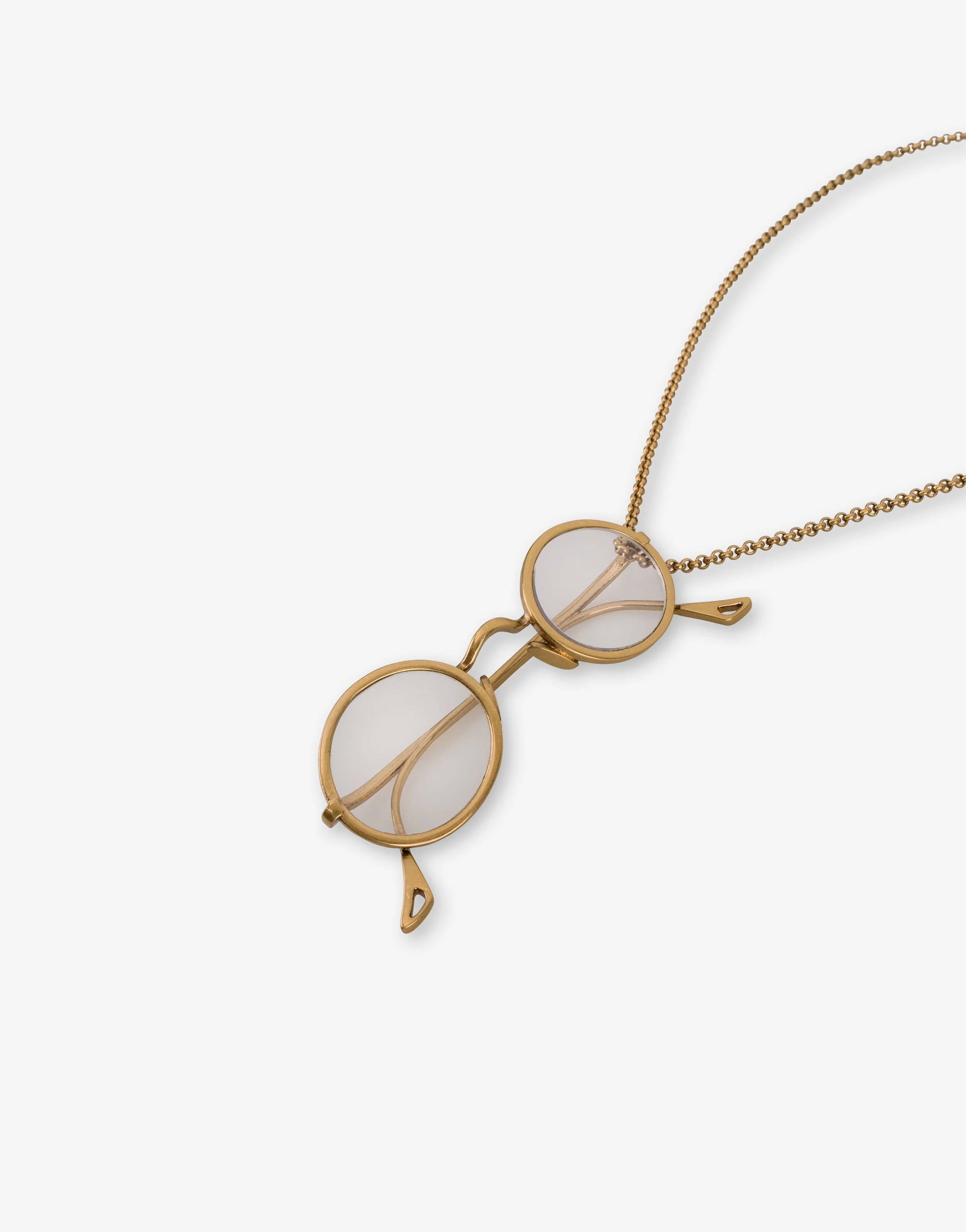 Necklace with Glasses Pendant - Image 2