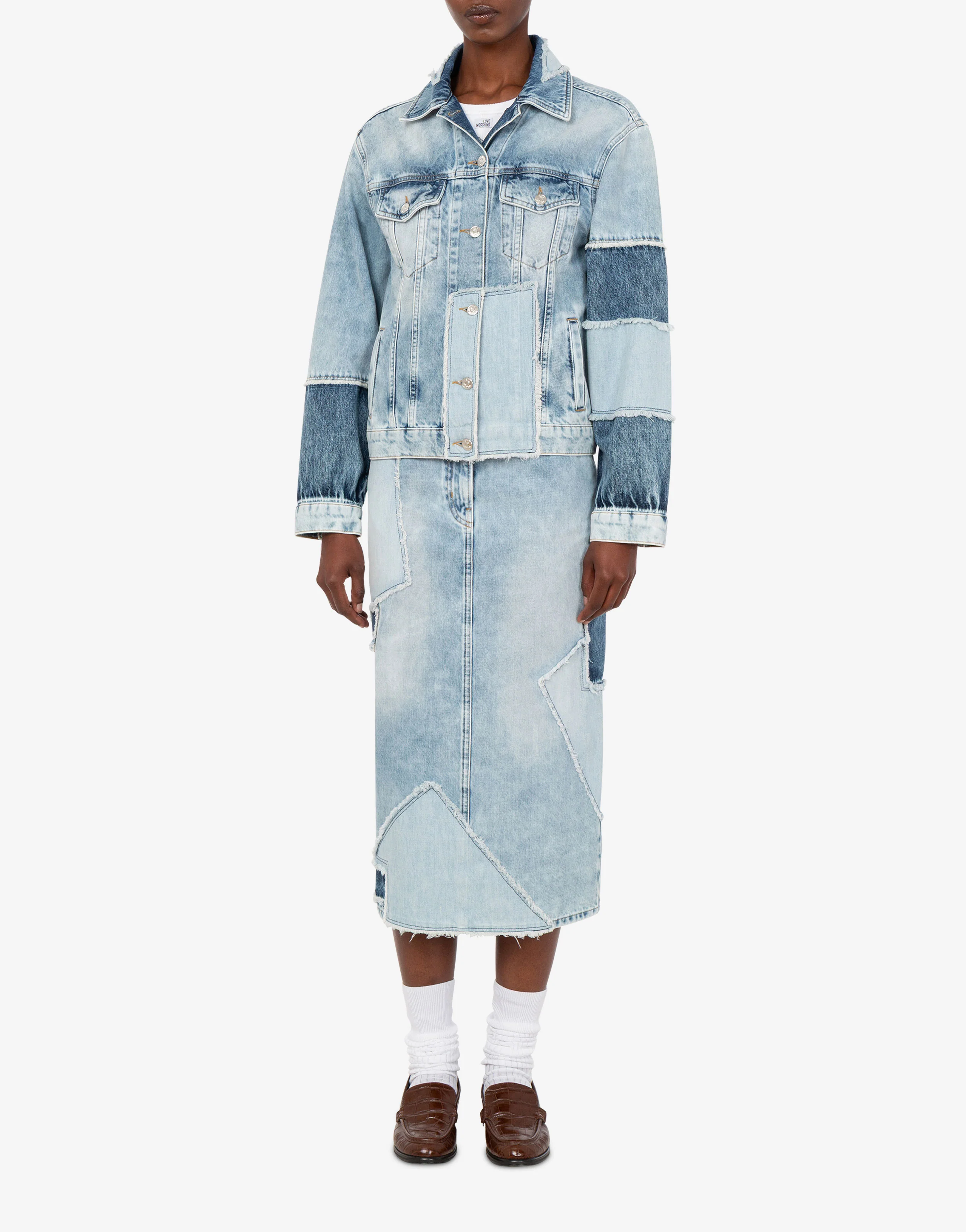 Patchwork Denim Jacket - Image 3