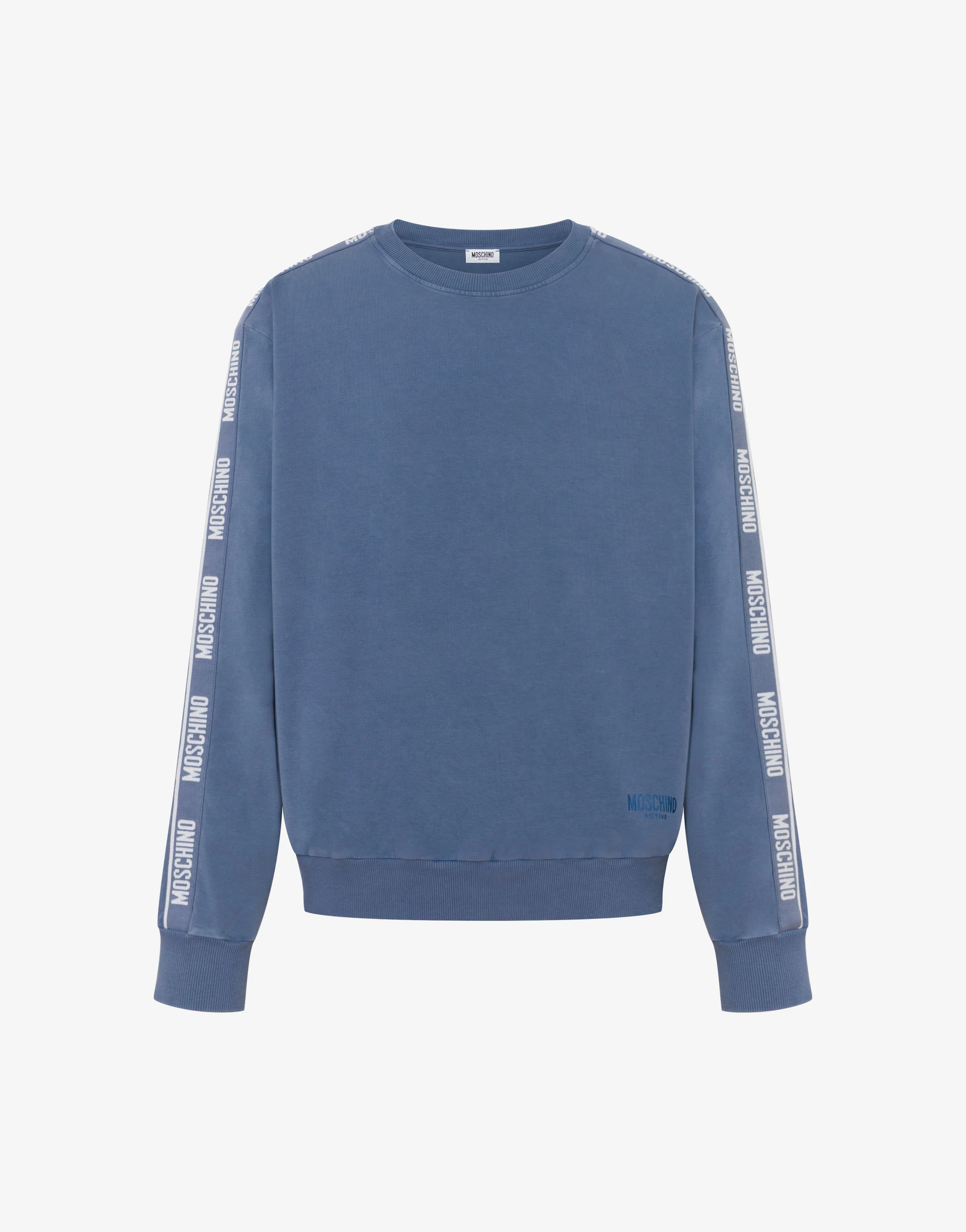 Piece-dyed cotton sweatshirt