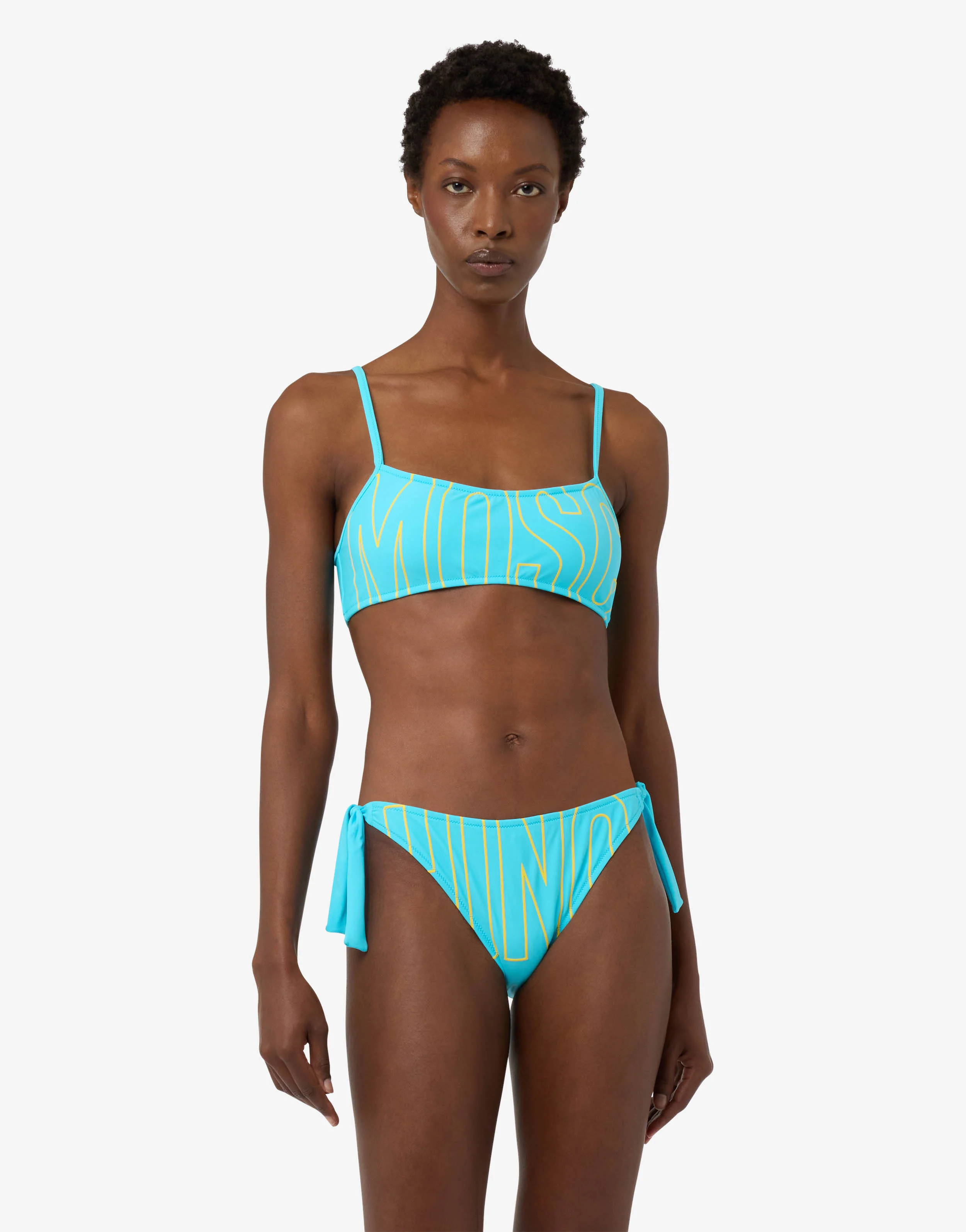Printed bandeau bikini top - Image 2