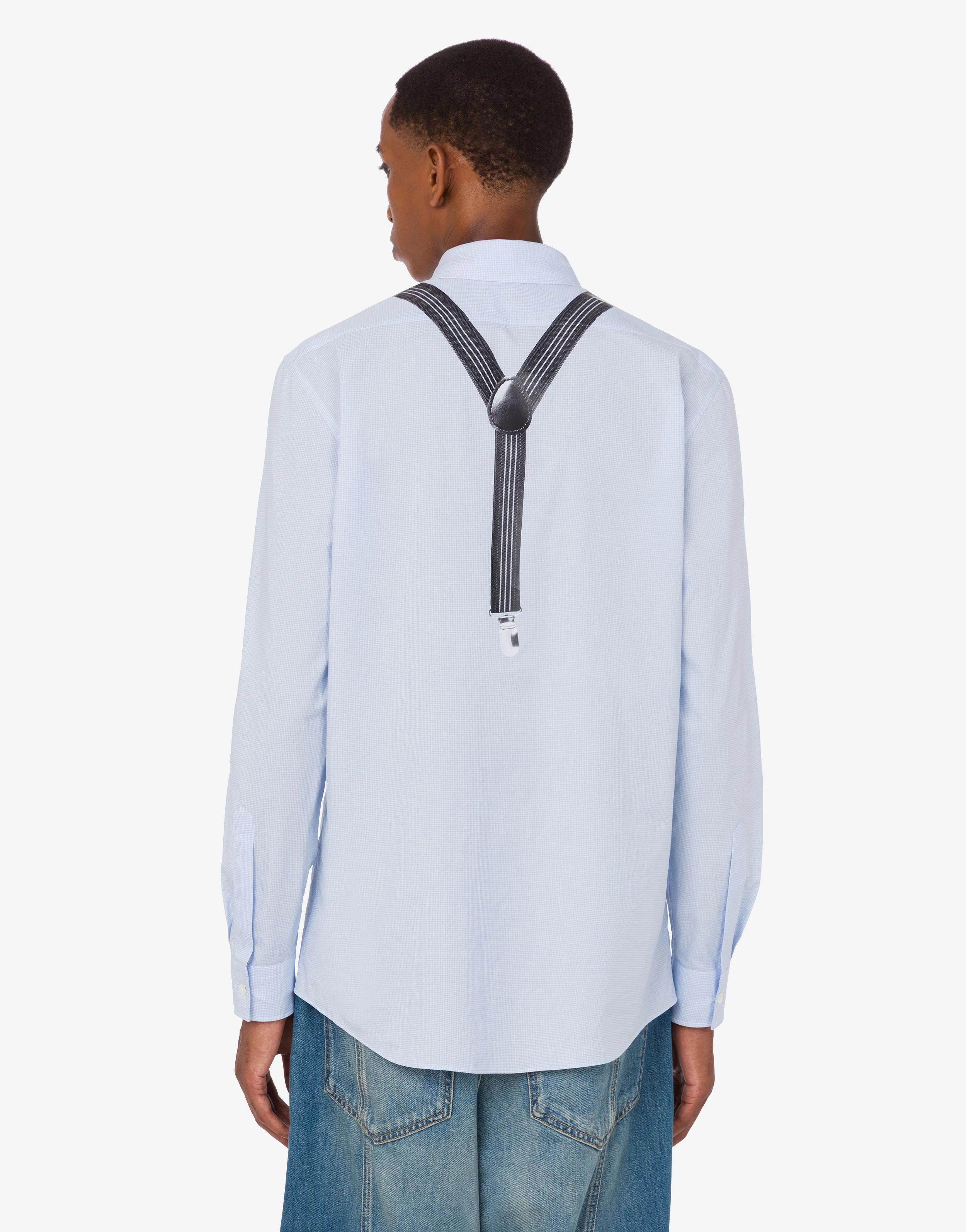 Printed cotton gingham shirt - Image 2