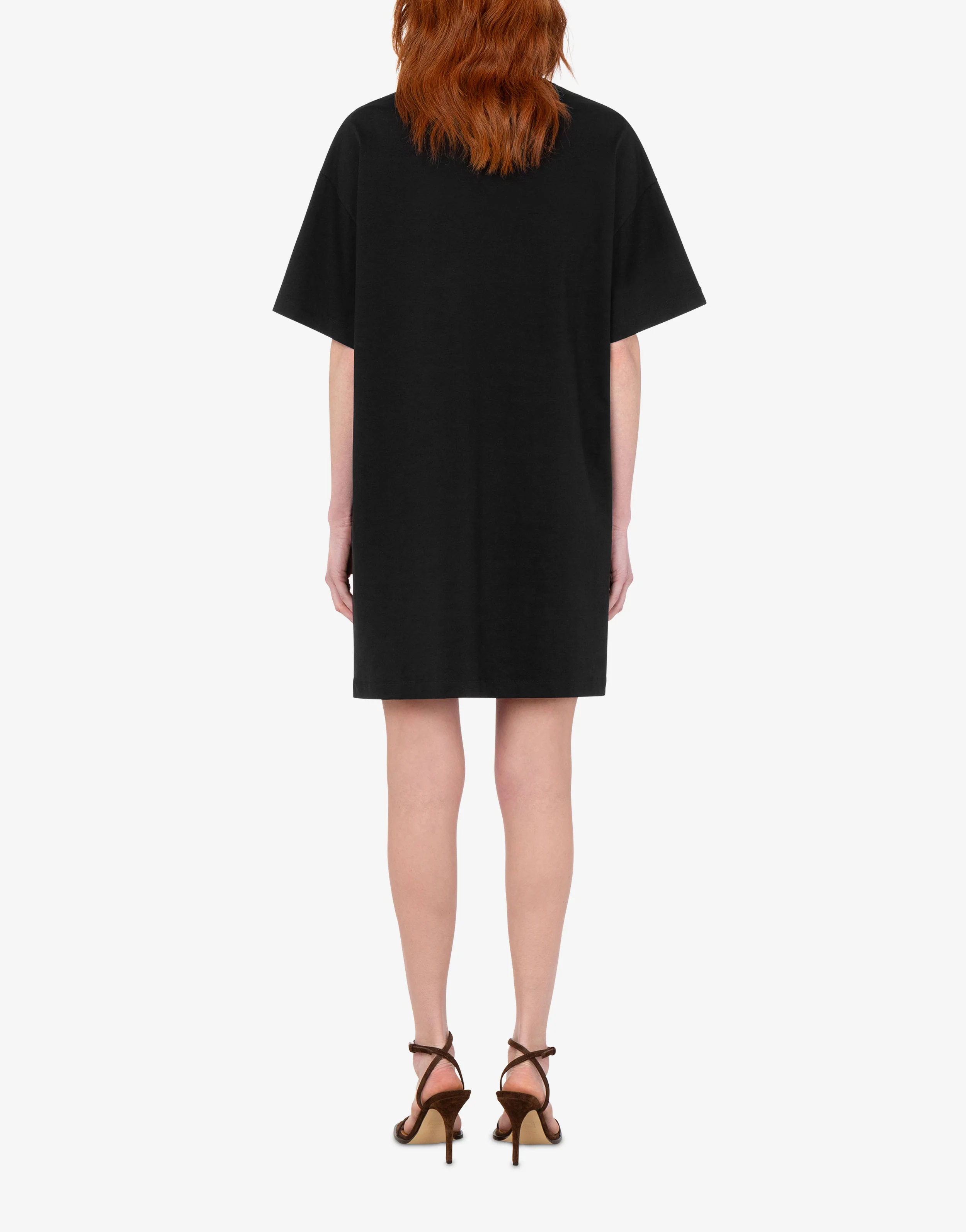 Printed cotton jersey dress - Image 3