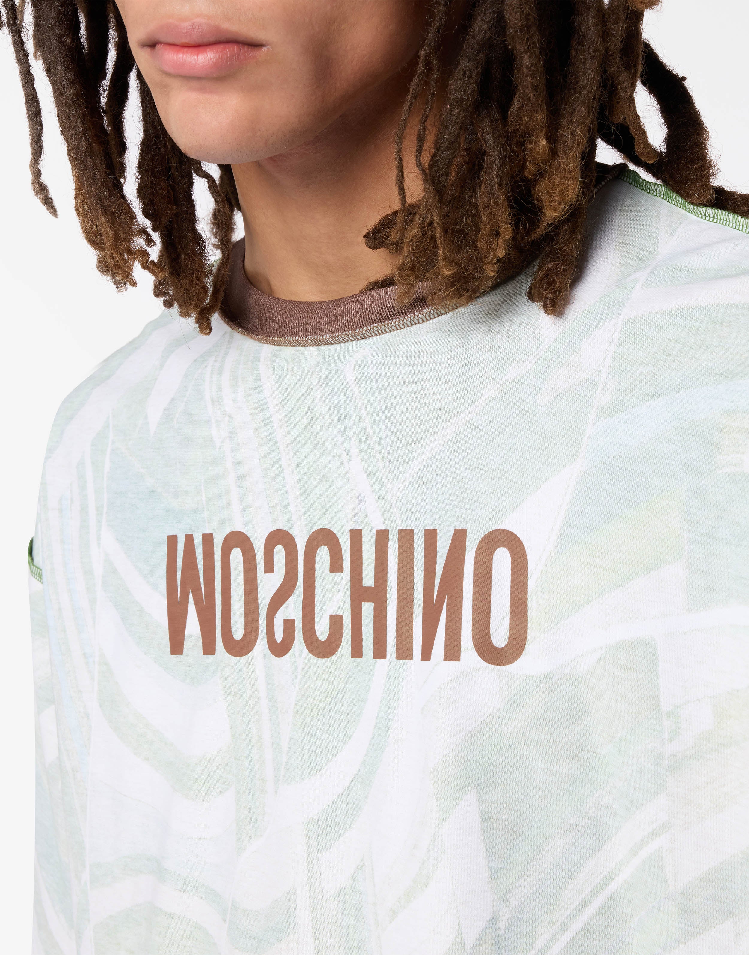 Printed cotton jersey T-shirt - Image 3