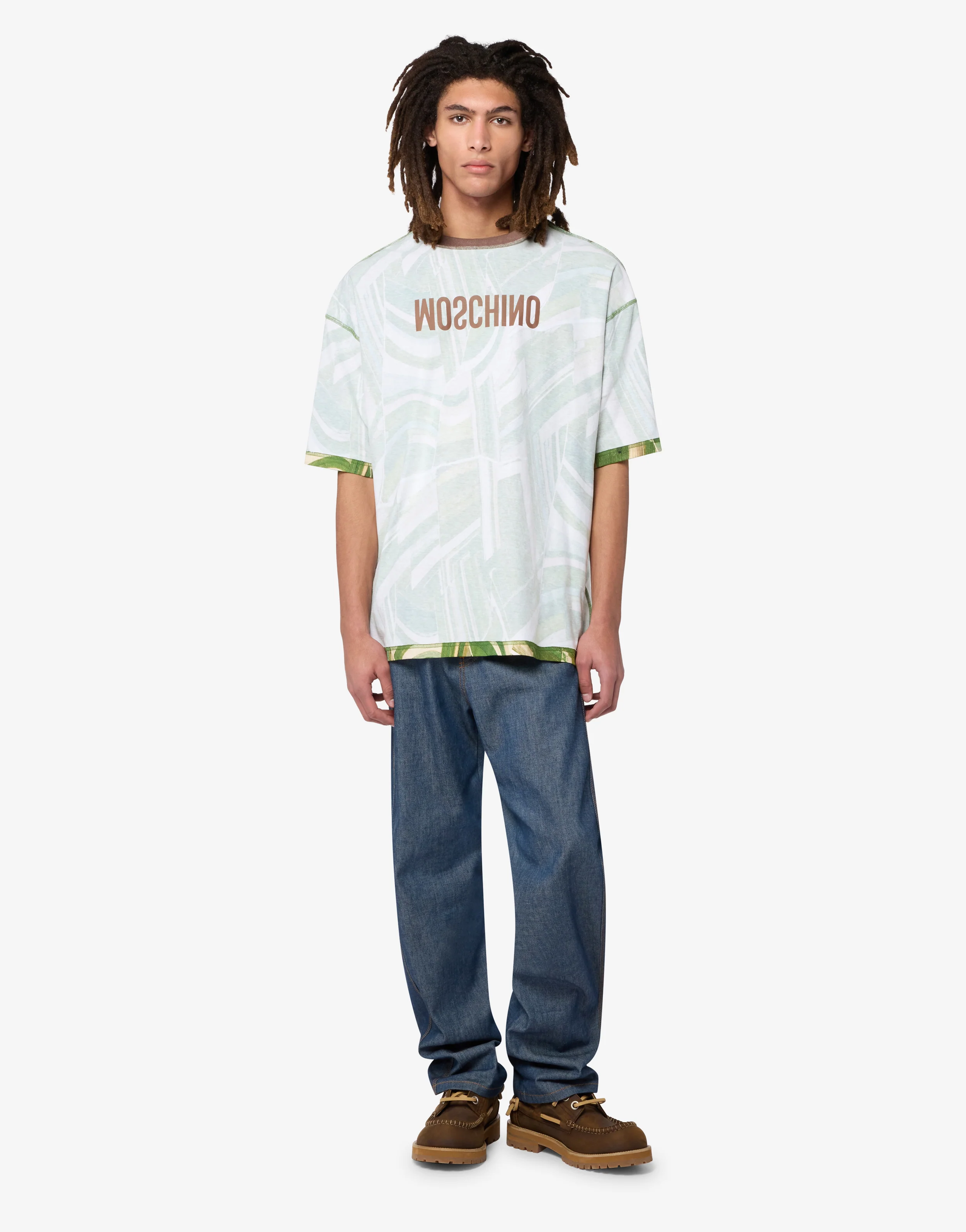 Printed cotton jersey T-shirt - Image 4