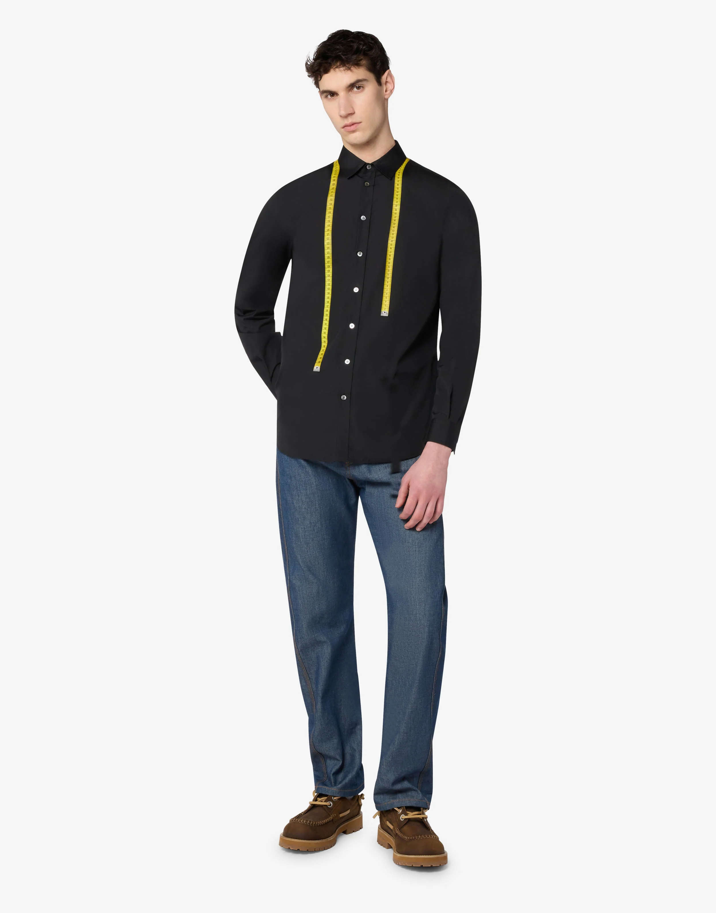 Printed cotton poplin shirt - Image 4