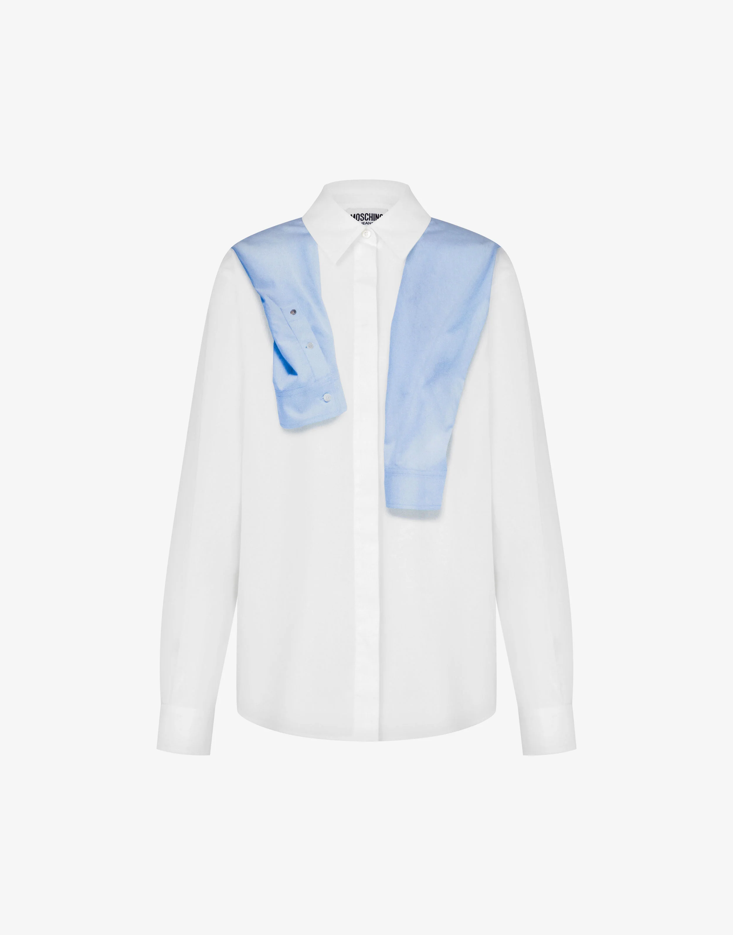 Printed cotton poplin shirt