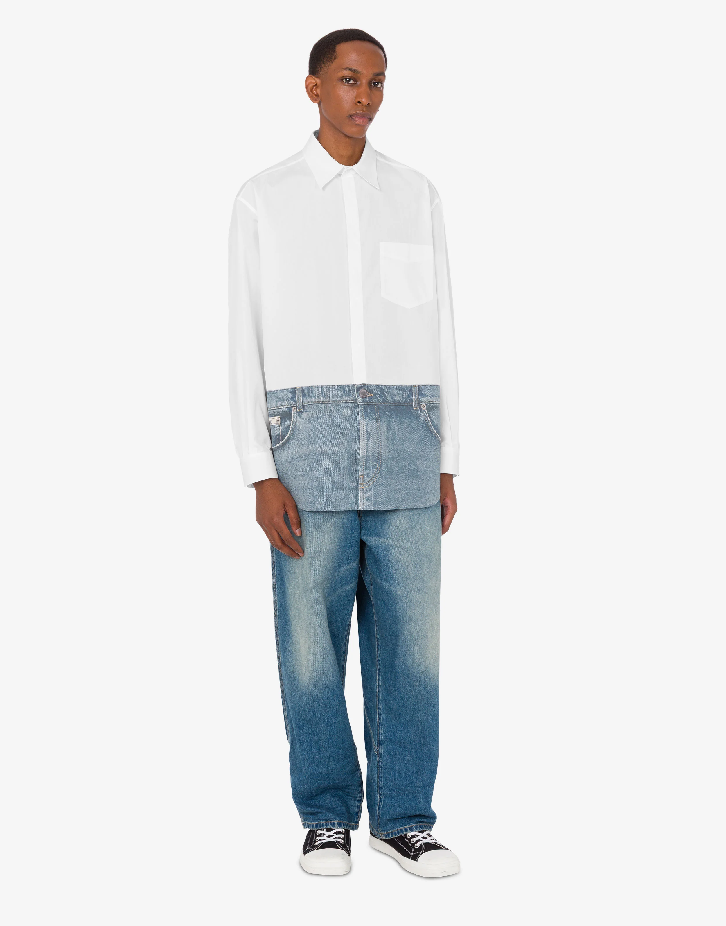 Printed cotton poplin shirt - Image 2